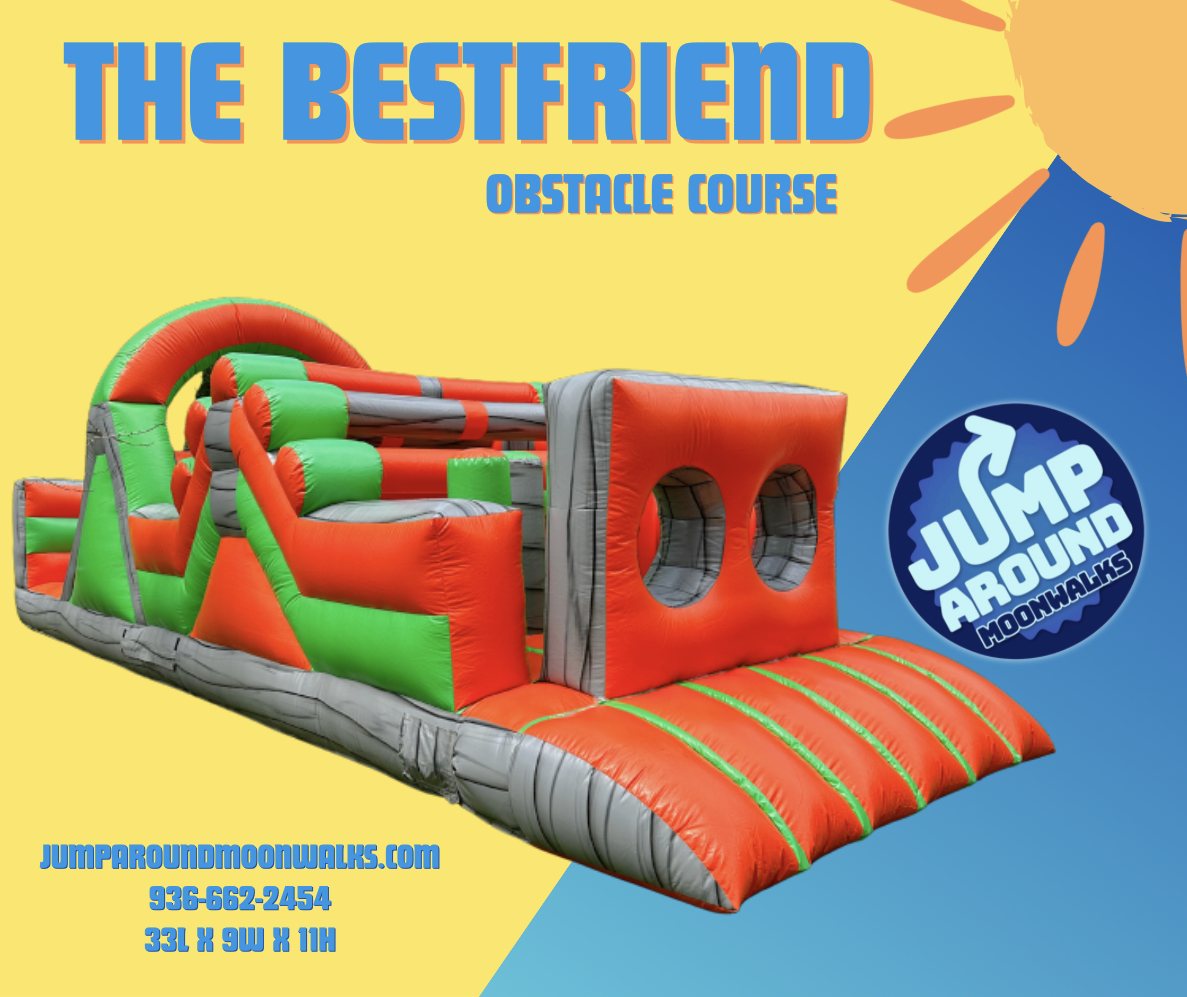 INFLATABLES (O) The Bestfriend Obstacle Course Best Voted Best Party Rentals Huntsville Tx