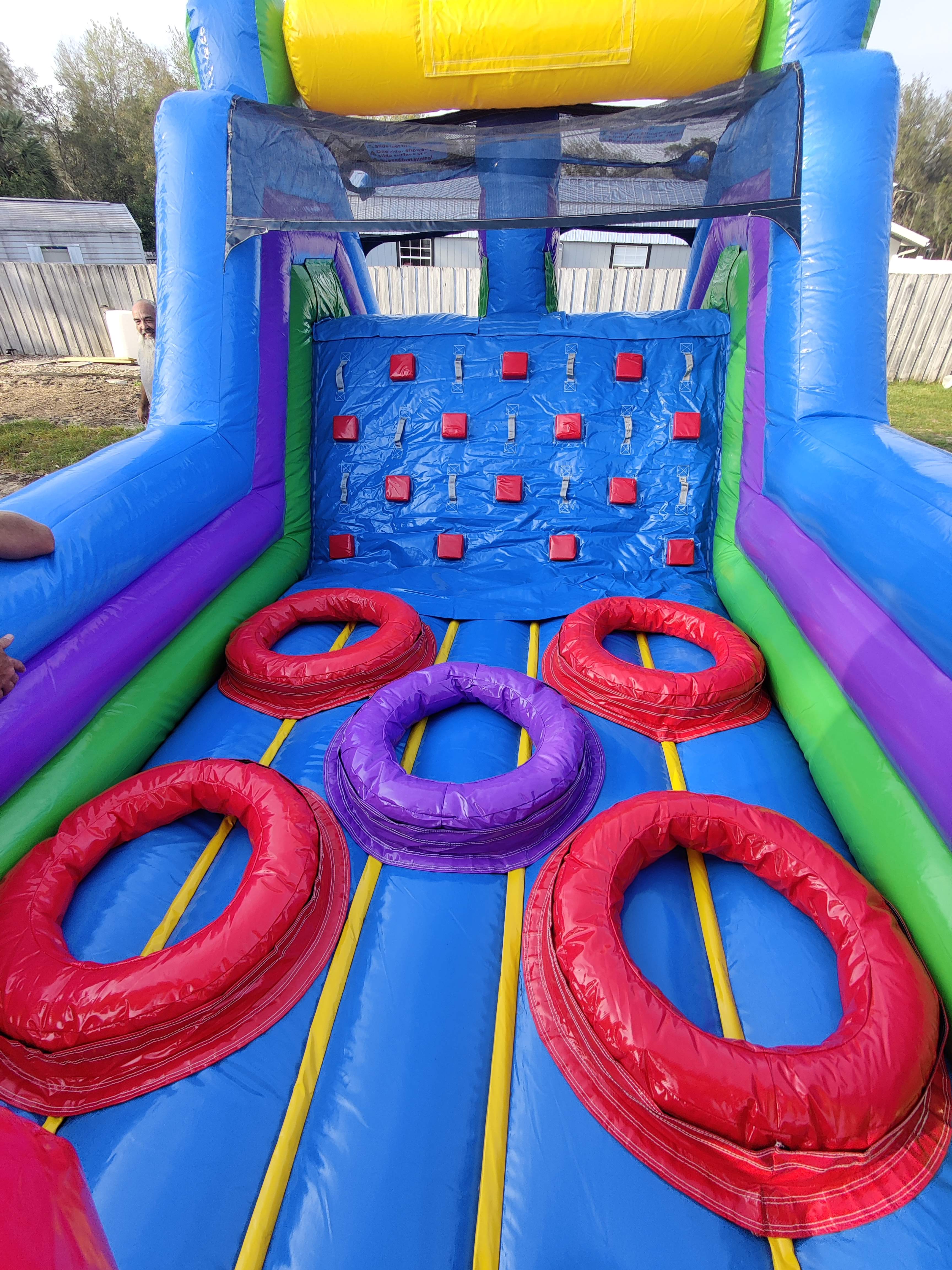 5-Color Obstacle Course With Slide - Party and Inflatable Rentals in ...