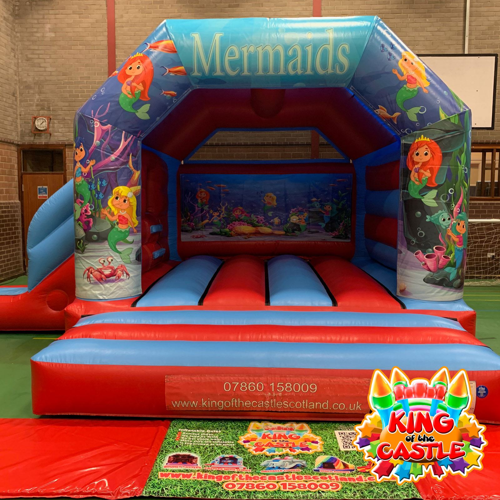 mermaid jumping castle hire