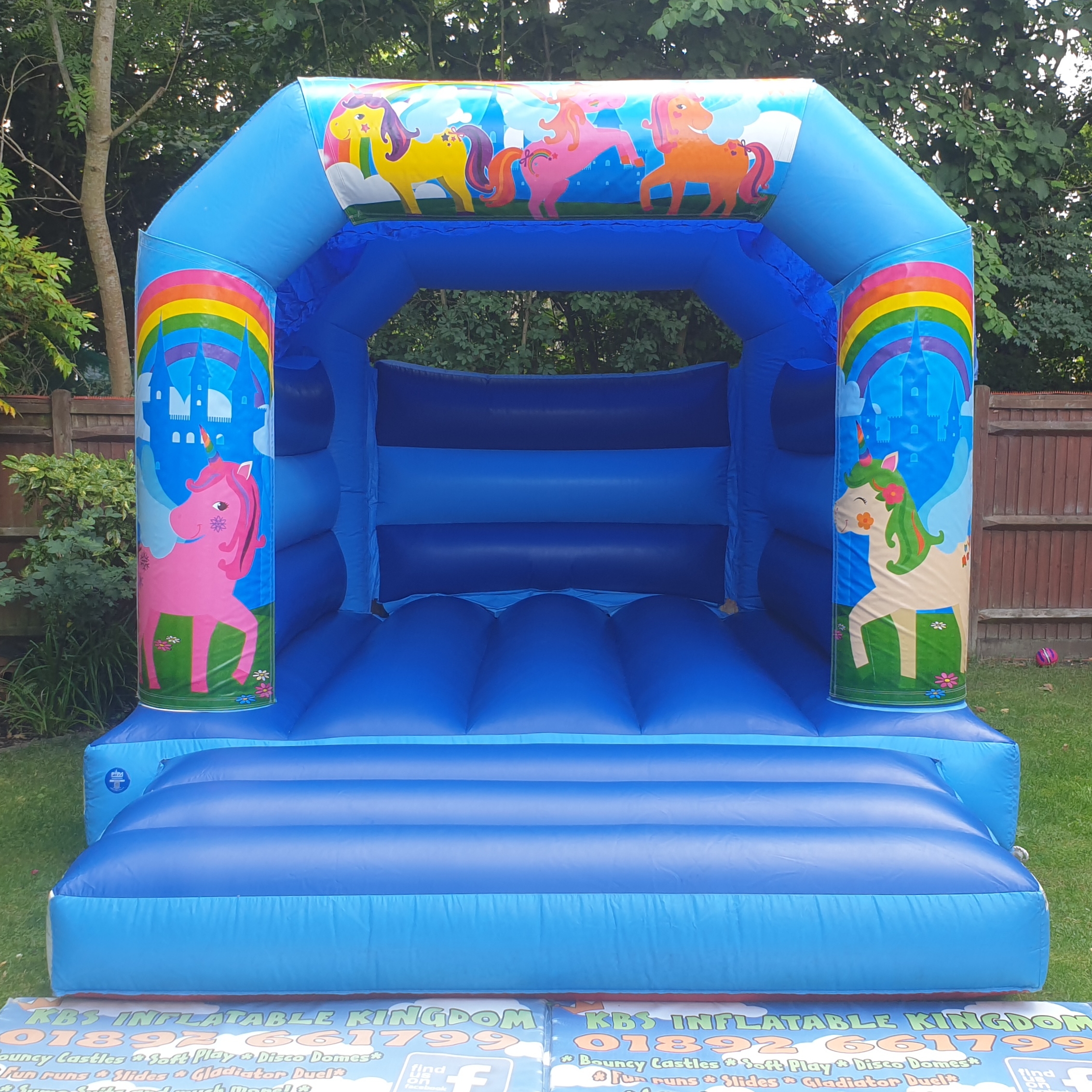 how to set up a bouncy castle