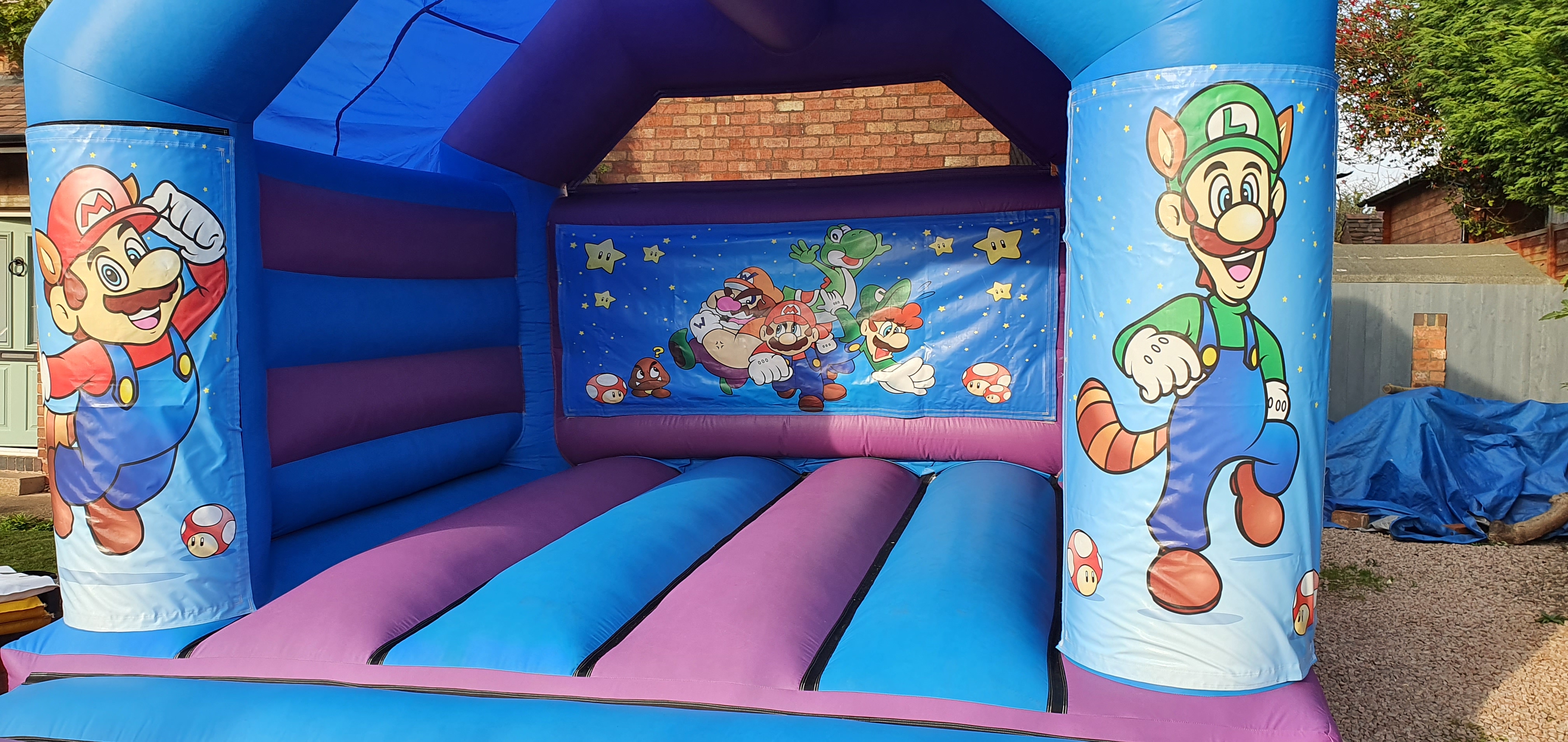 Super Mario Bouncy castle