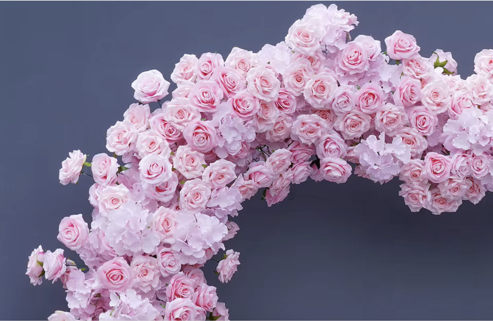 Pink Roses Event HEART FULL OF PINK ROSES - Event Hire in Bermuda | So-N-So Hires