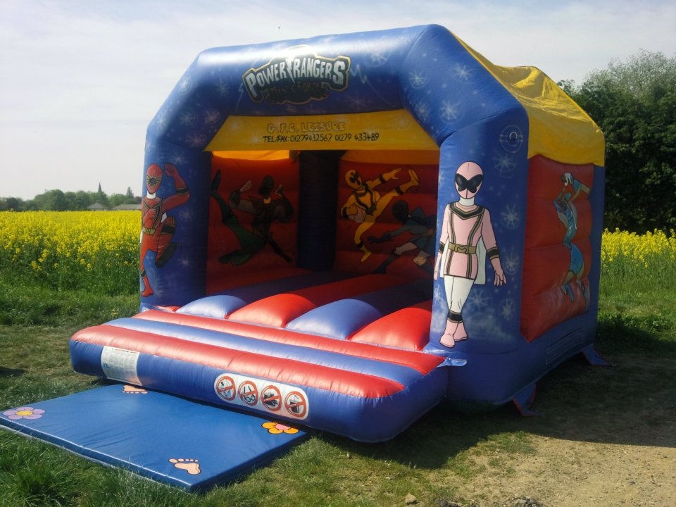 power ranger bouncy castle