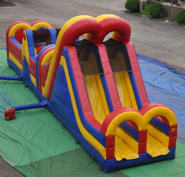 obstacle course bouncy castle hire