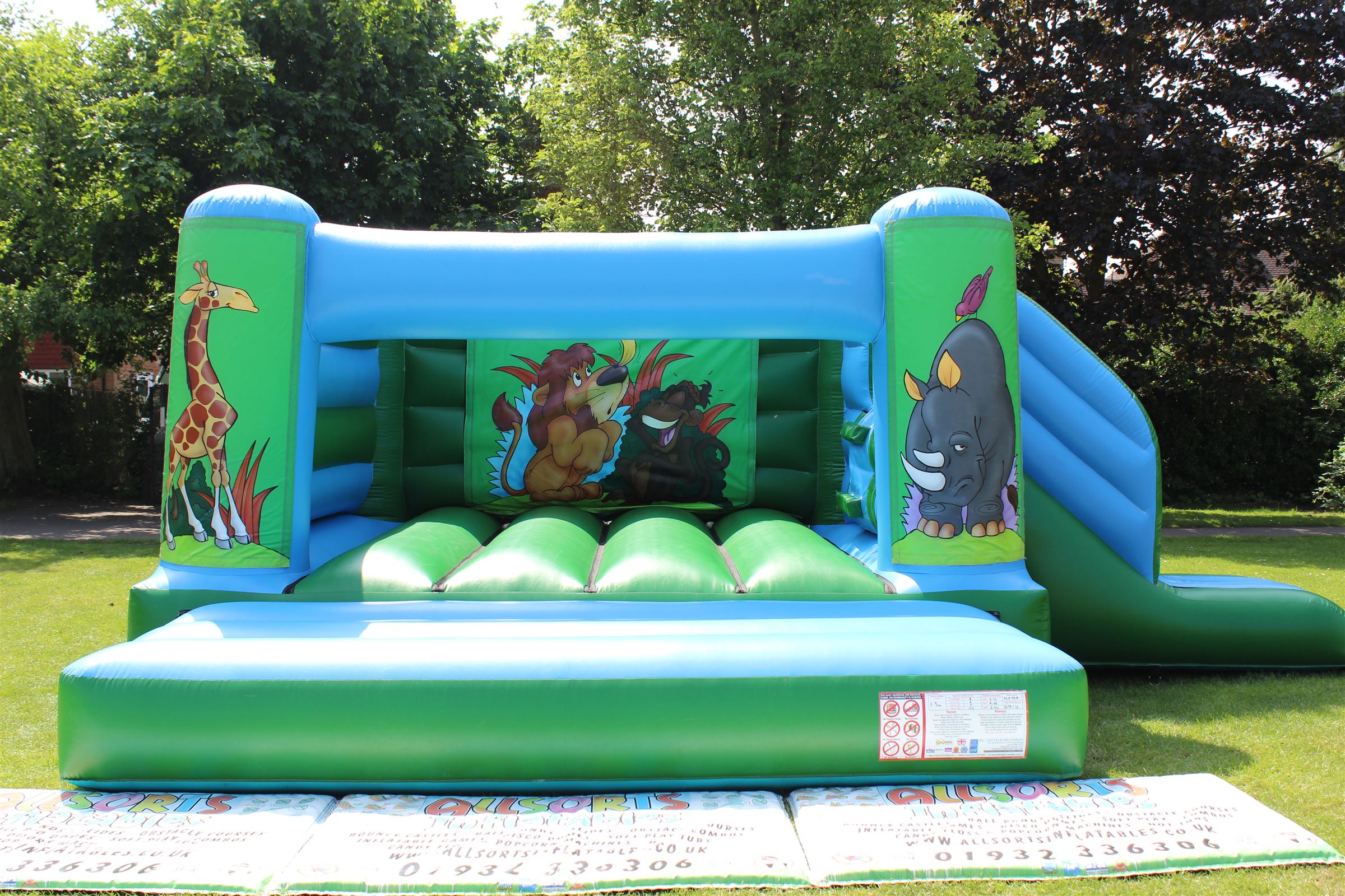Jungle Castle/Slide Combo Bouncy Castle and Inflatable Hire in Surrey in Woking, Surrey and