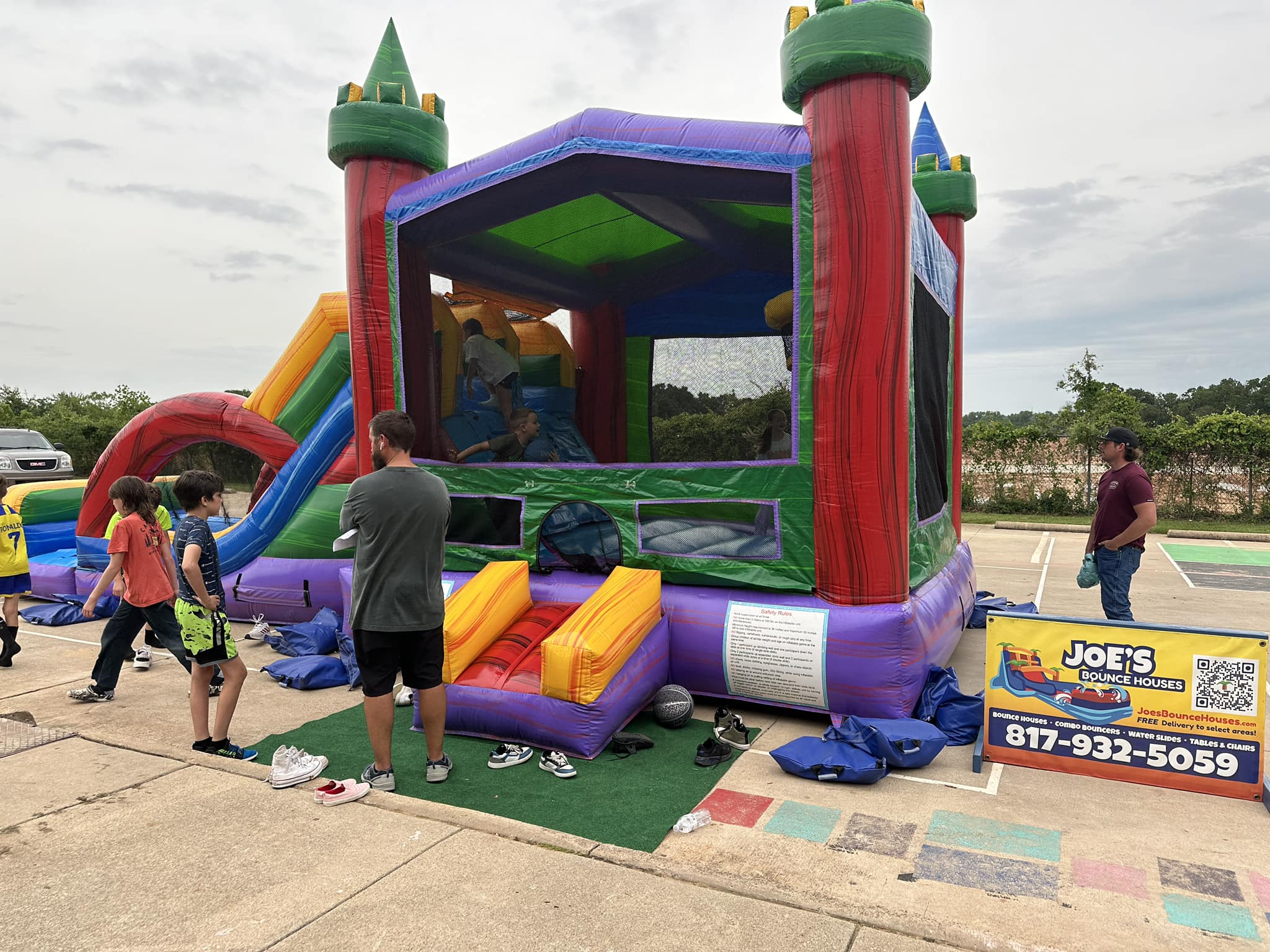 XL Wet/Dry Combo Bouncer/two lane slide Best Bounce House Rentals