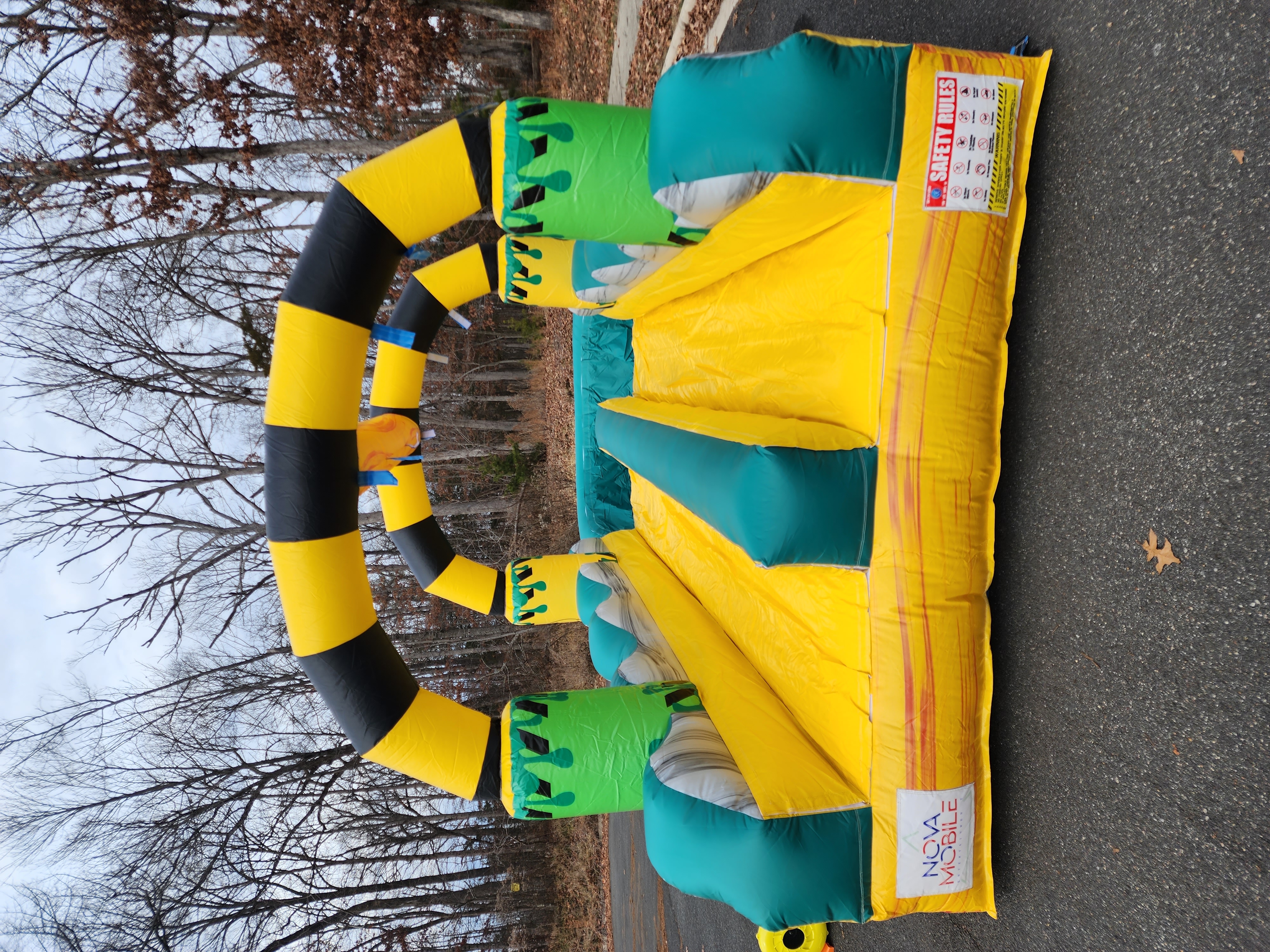 Toxic Dual Lane Slip-n-Slide - Birthday Party Rental Service in