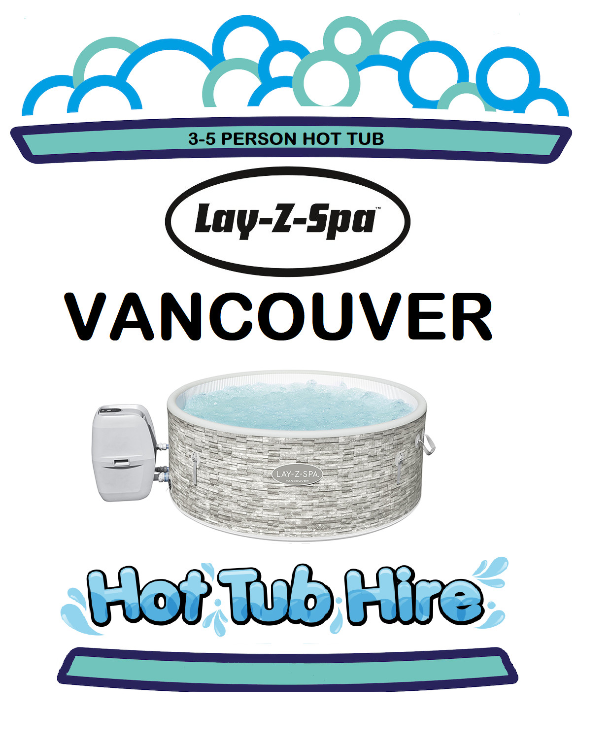 Lay Z Spa Vancouver 3 5 Person Hot Tub A With Jacuzzi Massage