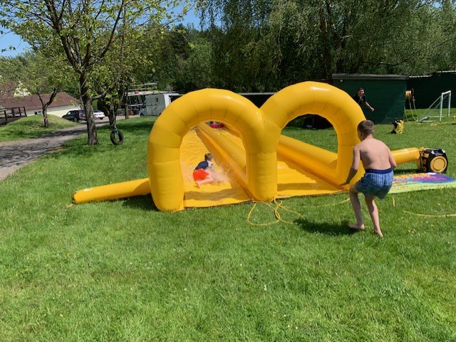 bouncy castle slip and slide