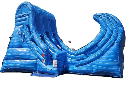 Rampage Doublelane Waterslide - Hire in SC | Jumping Jax LLC Rampage Doublelane Waterslide - Hire in SC | Jumping Jax LLC
