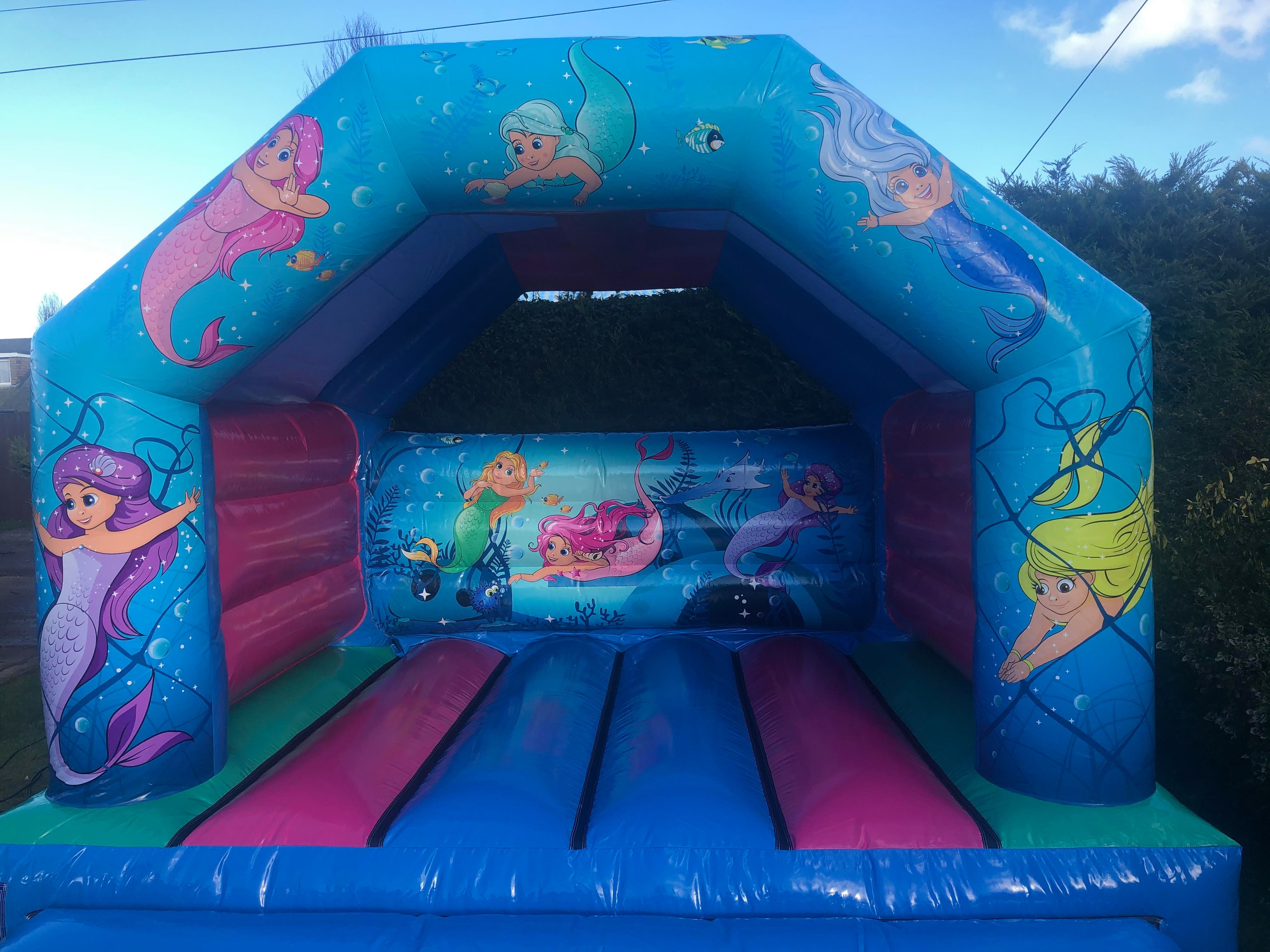 mermaid jumping castle hire