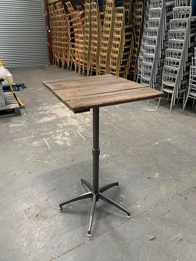 Rustic Poseur Tables Hire in Chorley