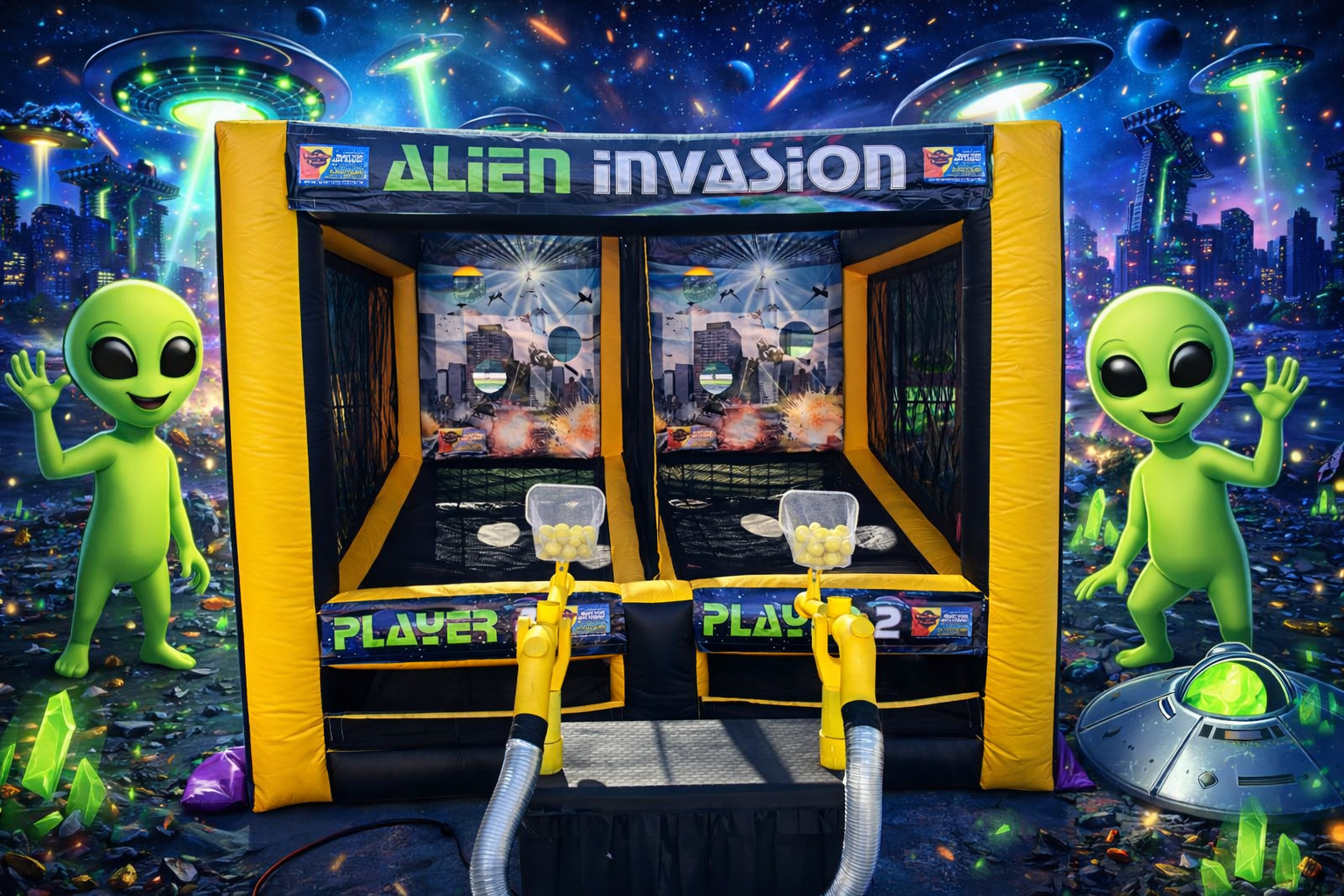 Alien Invasion Inflatable Game - Party Rentals in North Central Florida ...
