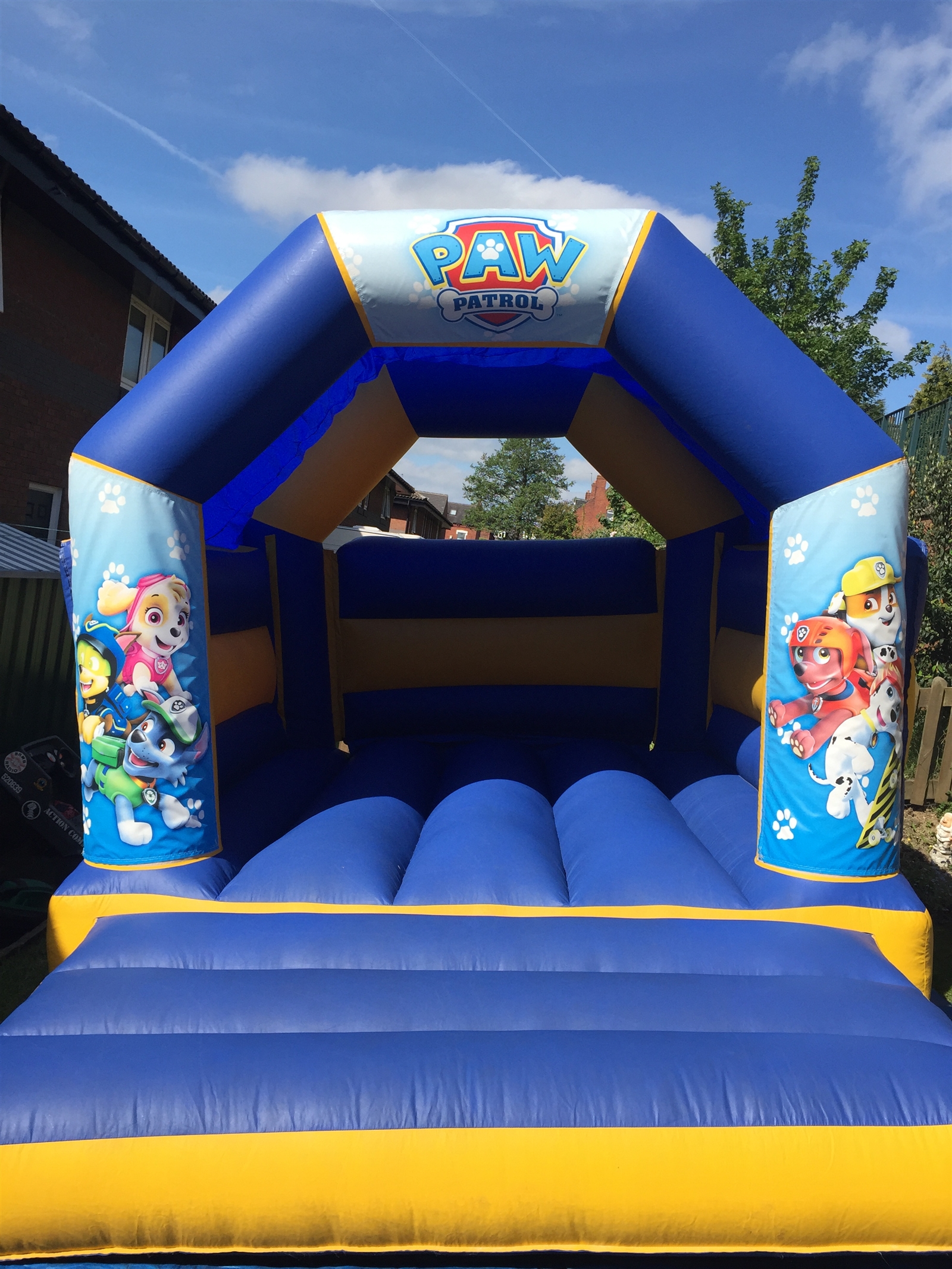 paw patrol bouncy castle