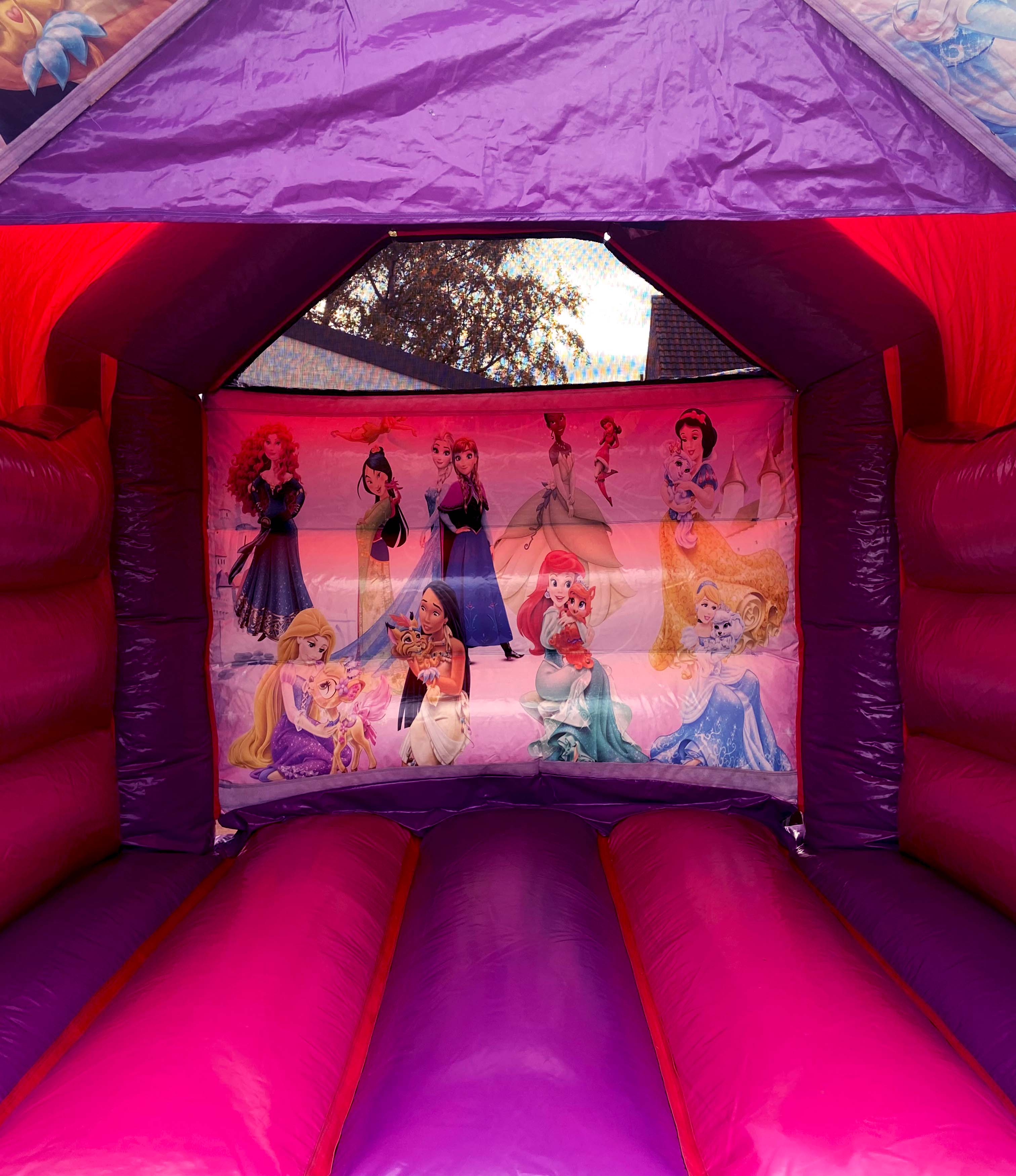 Princess Inflatable Princess Disney 12x10ft - Bouncy Castle Inflatable Hire in Widnes ...