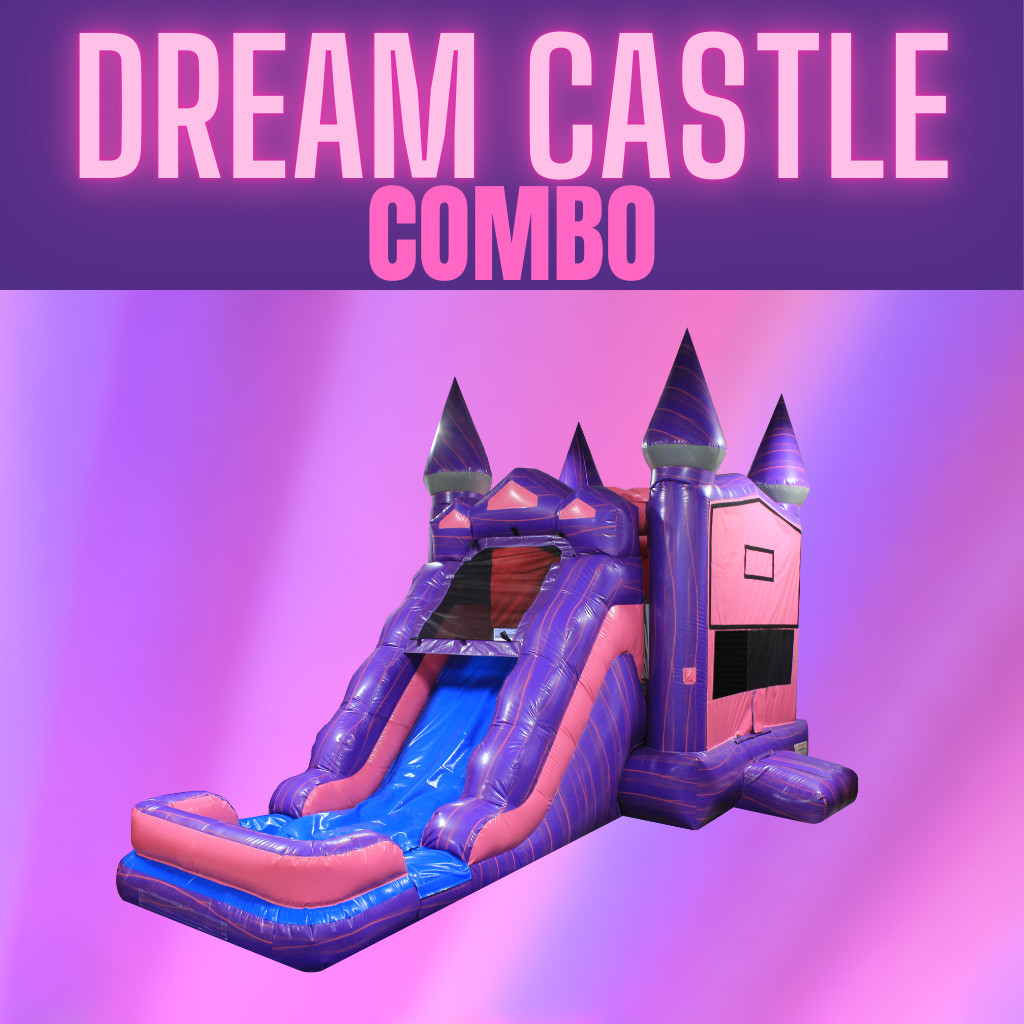 WET OR DRY BOUNCES HOUSE WITH SLIDE Best Inflatable Party Rentals & Concessions service in