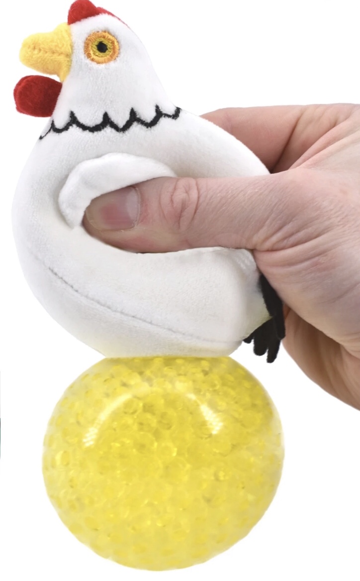 Plush Chicken Squeeze Fidget Free Sensory Toys Online Toy Shop Popular Sensory Toys in Covering Hampshire Wiltshire Berkshire and throughout the United Kingdom SENSORYTOYS