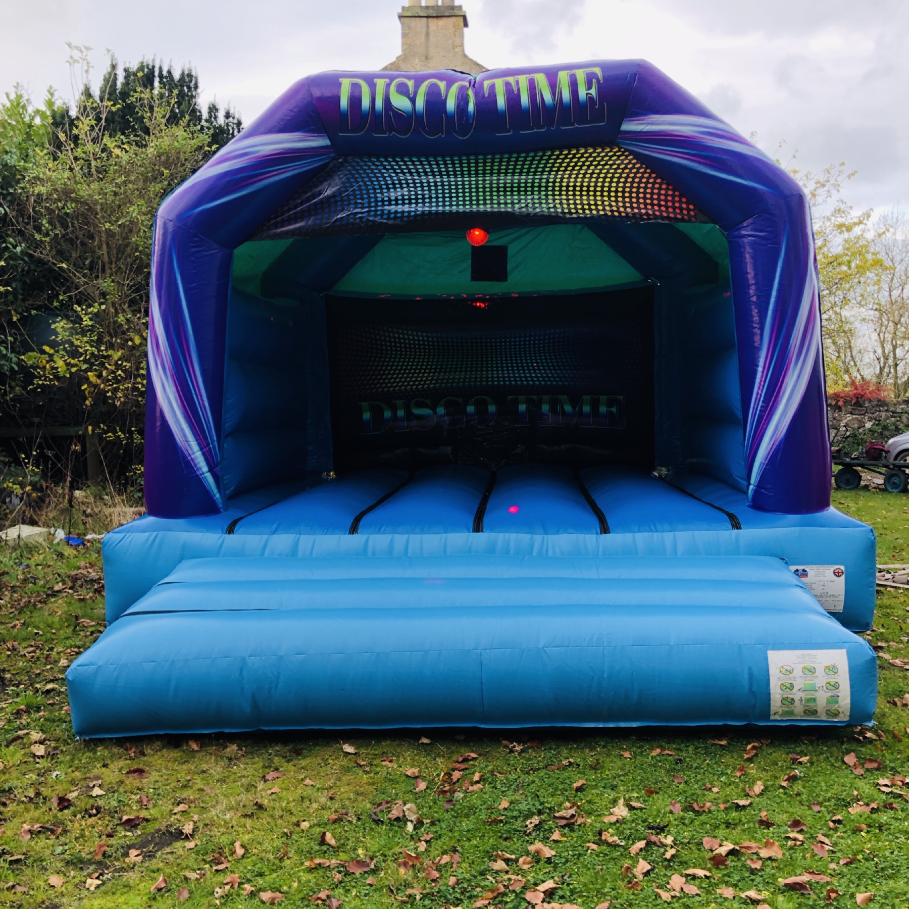 small disco dome bouncy castle