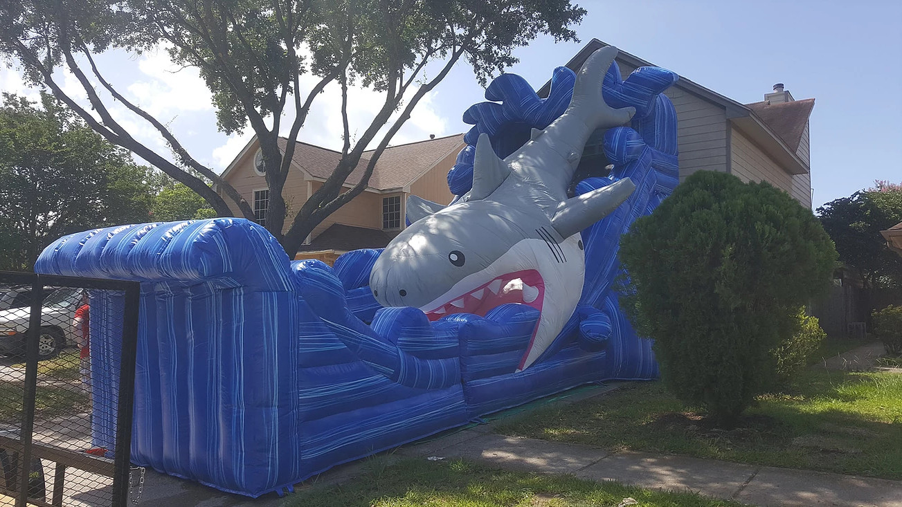 shark water slide amazon