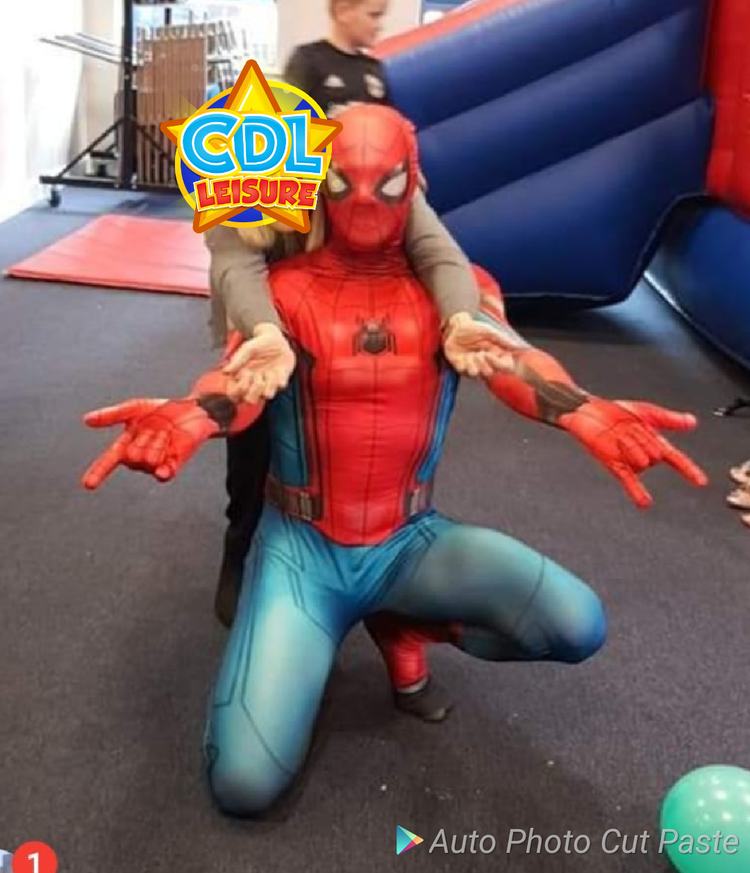 Spiderman Character - Bouncy Castle and Hot Tub Hire in Stockton On Tees,  Billingham, Middlesbrough, Yarm, Thornaby, Hartlepool