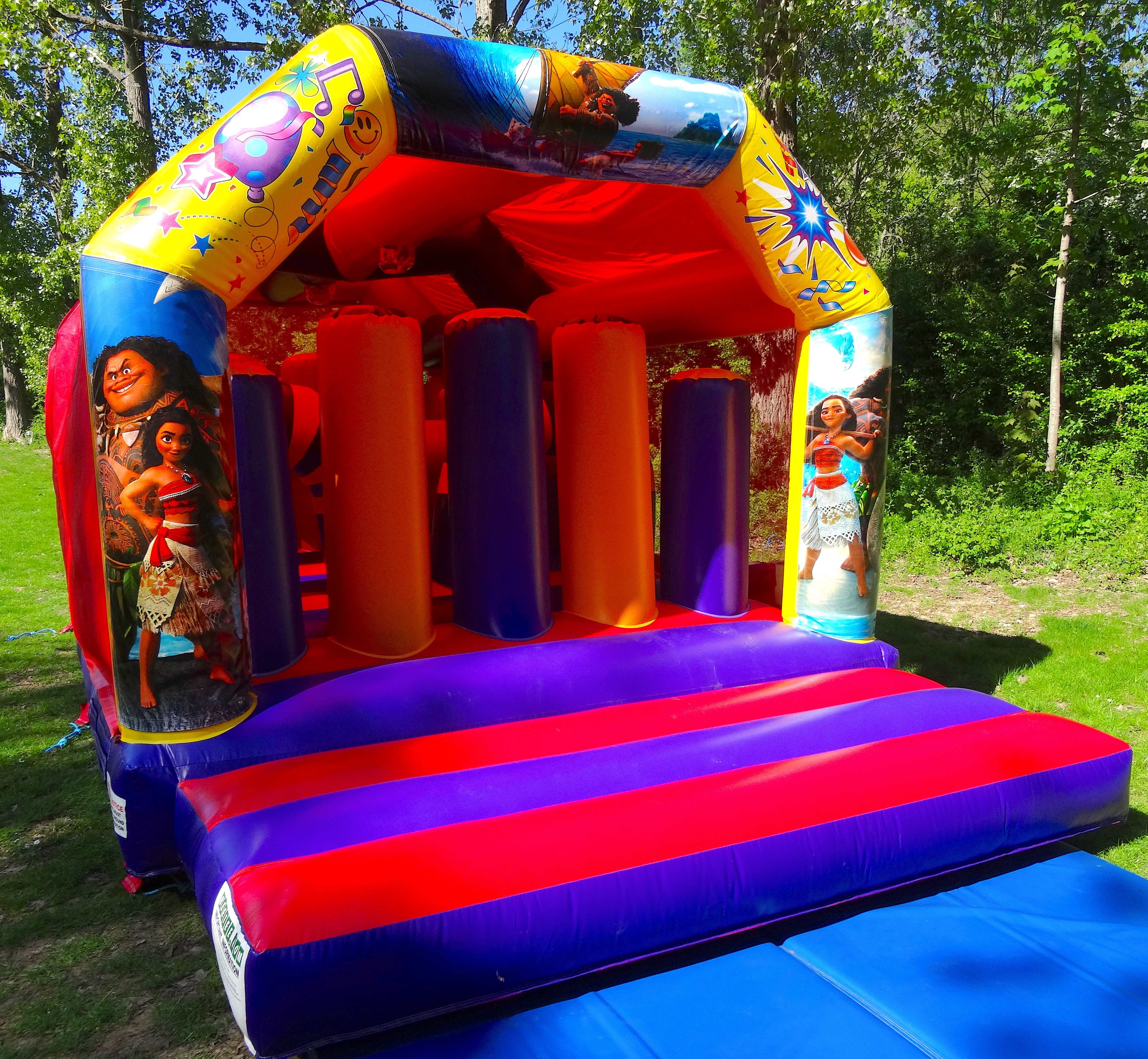 Moana Obstacle Disco Bouncy Castle Hire In Bromley Croydon South East London South West London