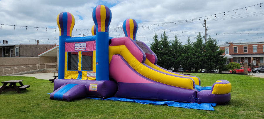 Combos w/ Slide - Hire in Maryland | AK Party Rentals