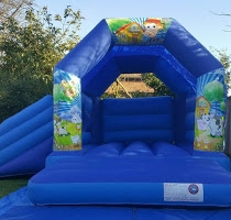 Bouncy Castle with Side Slide - Best Bouncy Castle Hire, Soft Play Hire ...