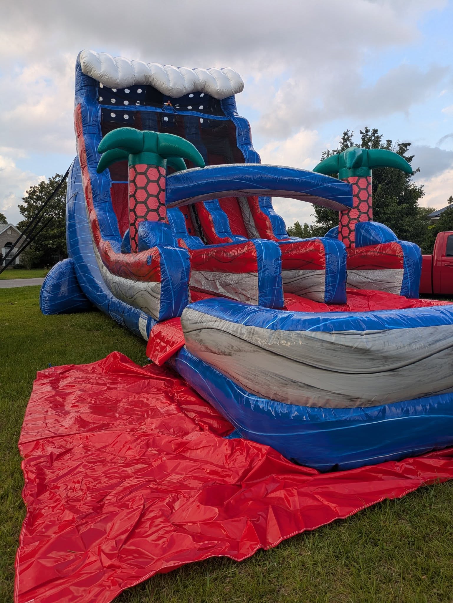 20Hx35Lx19W RGB Dual Lane - Inflatables, Bounce House and Water Slides ...