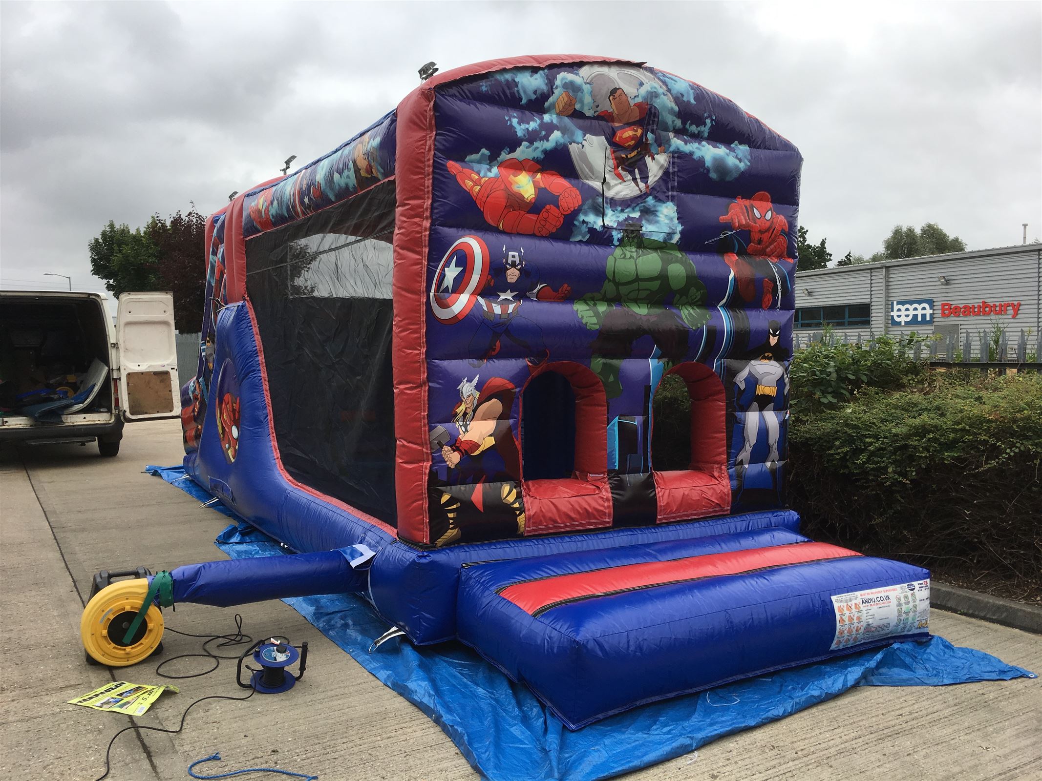 Marvel superhero assault course fun run