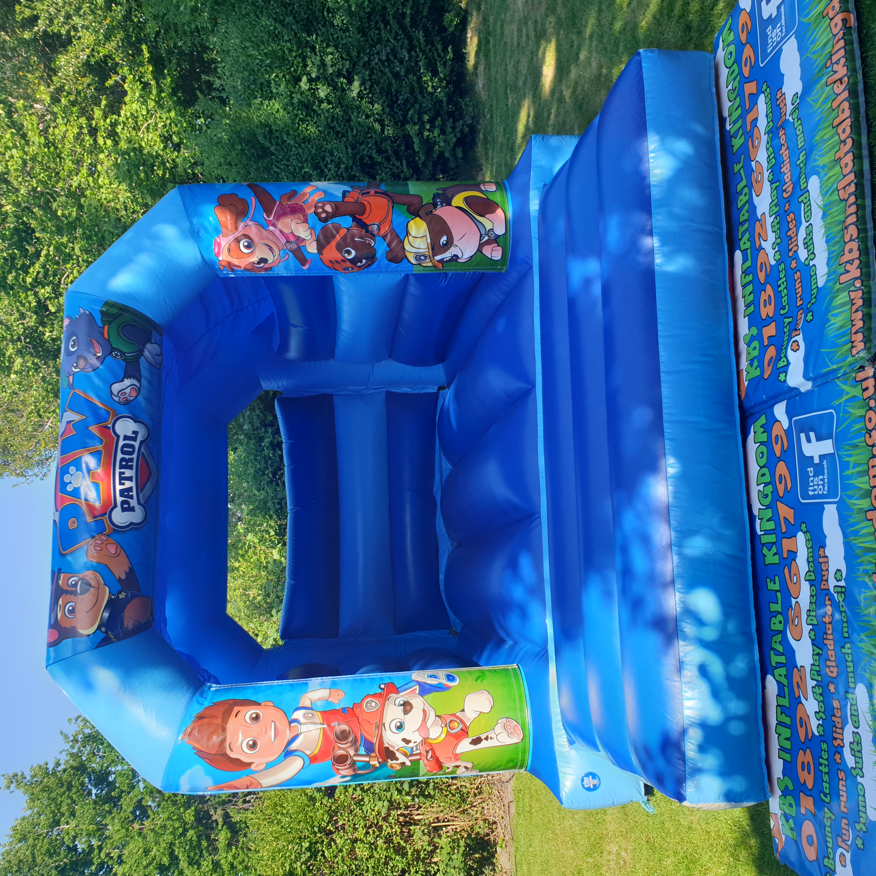 paw patrol bouncy castle