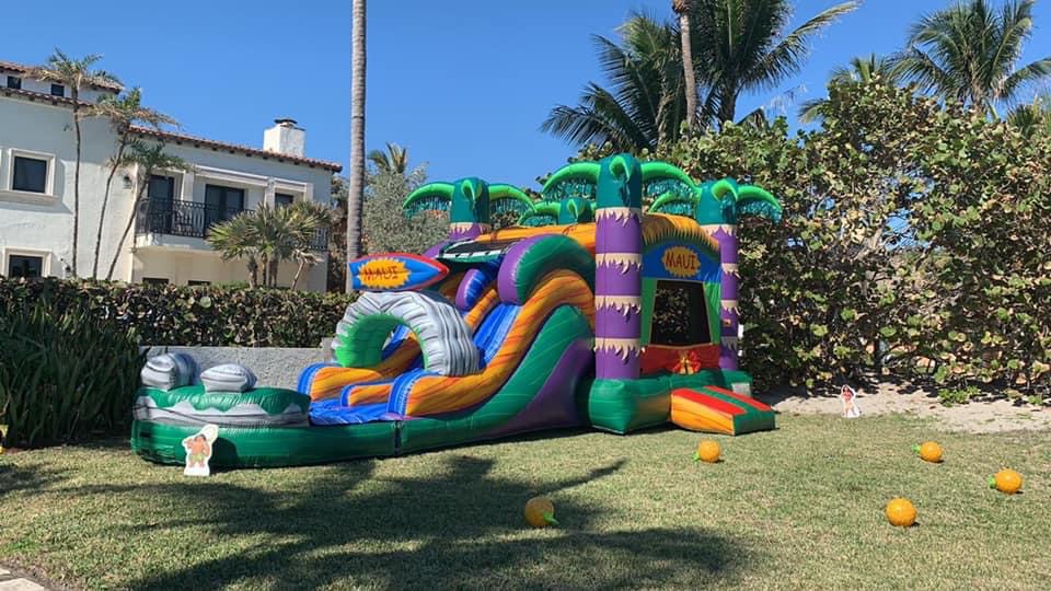 Maui Double Lane Combo (DRY) Best Inflatable rentals service in Aiken
