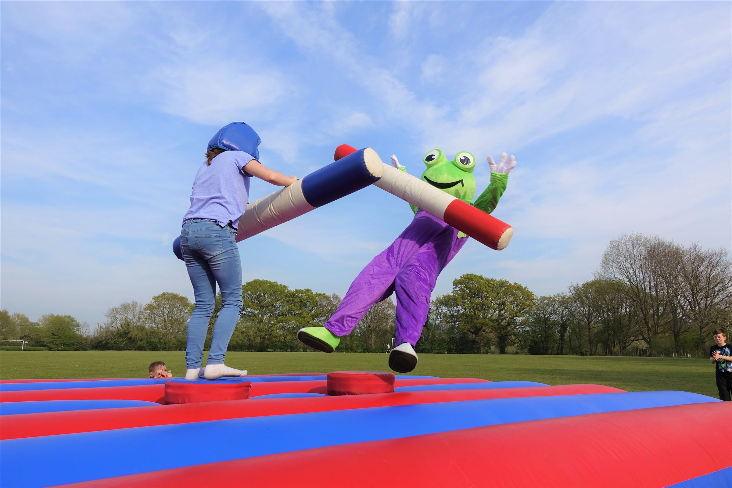Gladiator Duel Best Bouncy Castle Hire service in Kent, Surrey, South