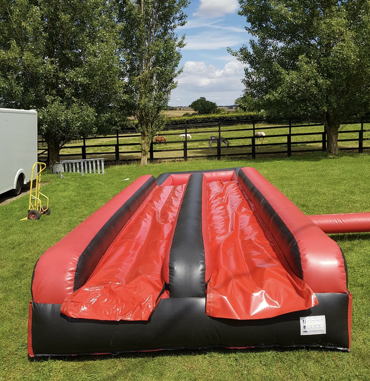 bouncy castle slip and slide
