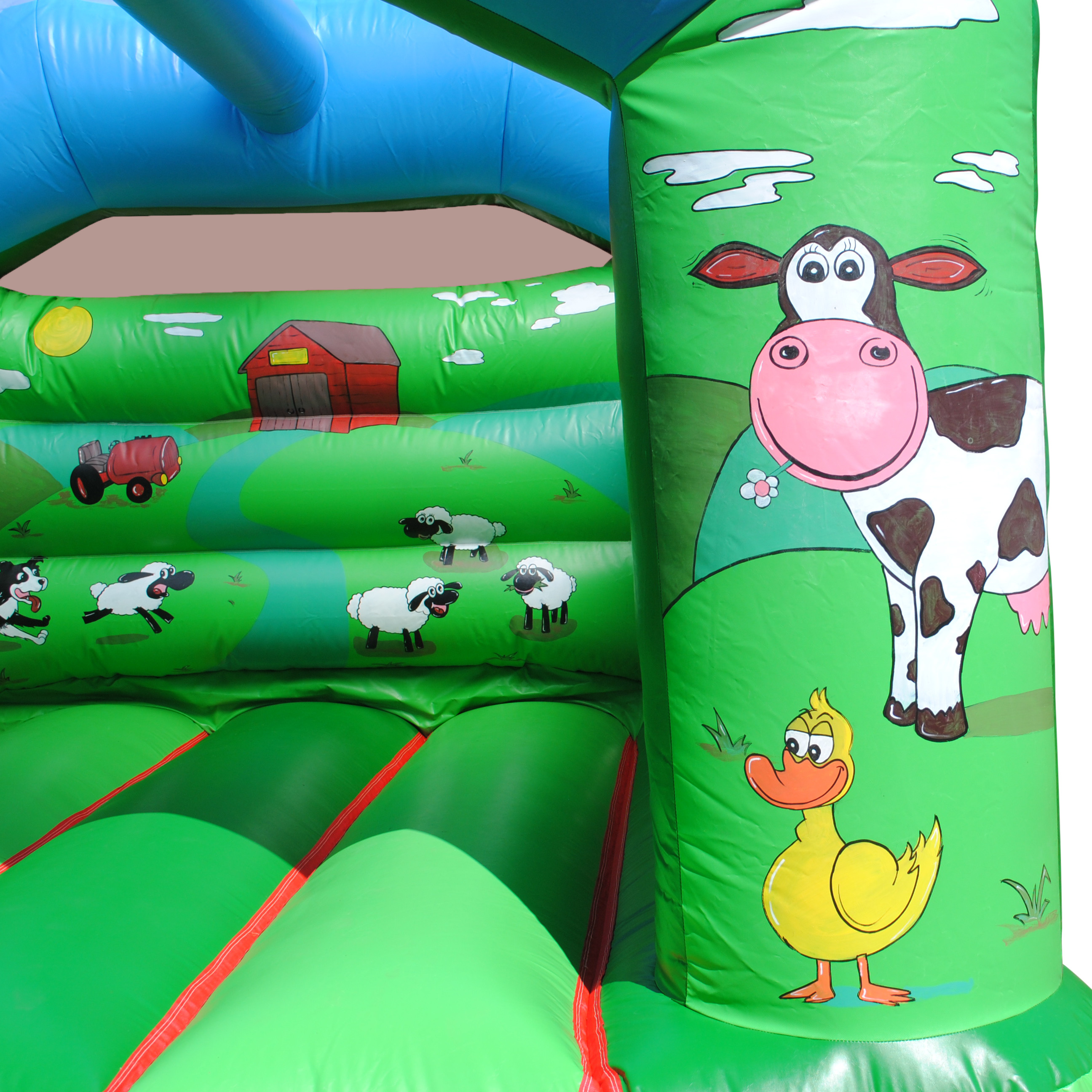 12 x 15ft Farmyard Bouncy Castle JV Bouncy Castle Hire Basingstoke