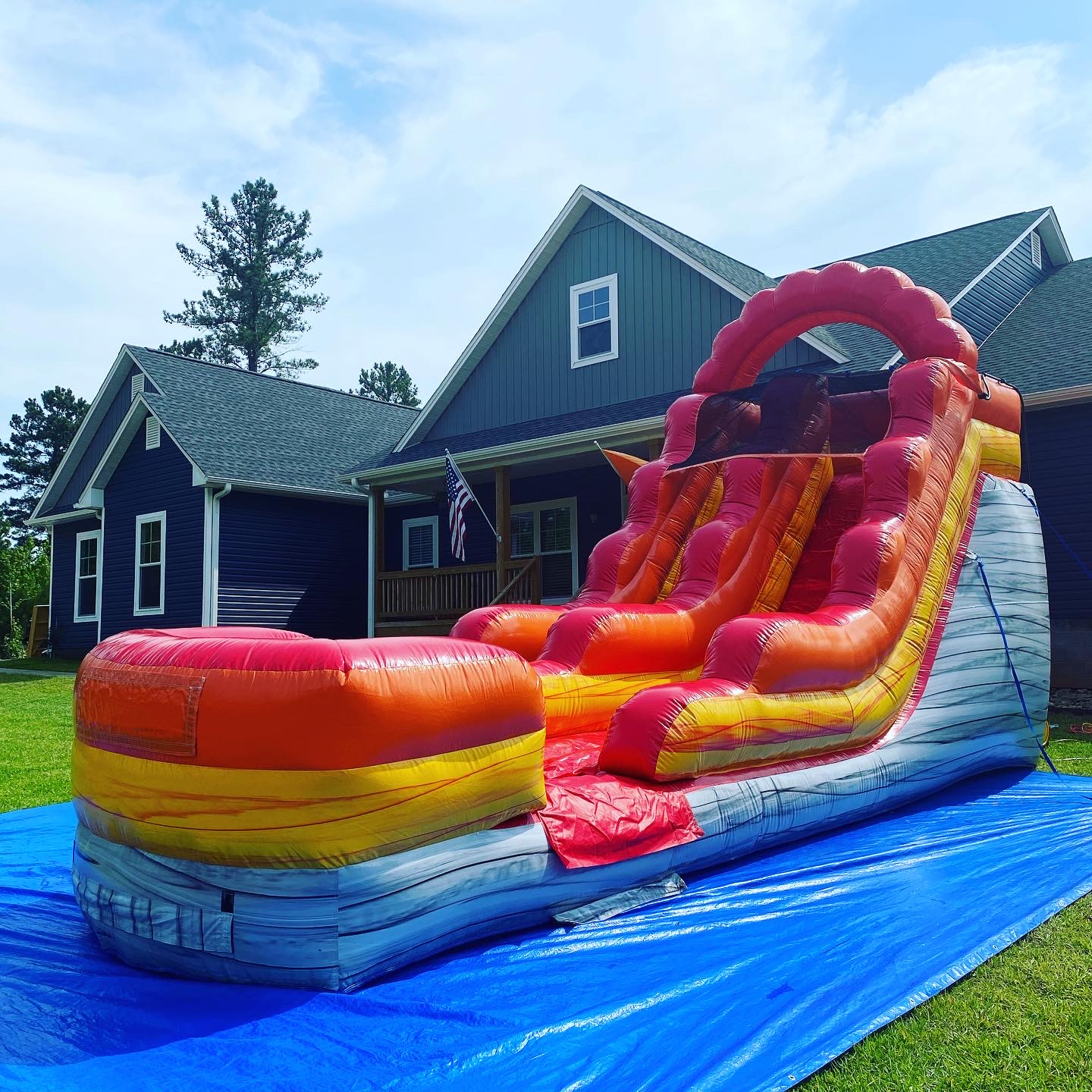 15’ Lava Waterslide - Bounce House and Waterslide Rentals in Gray Court ...