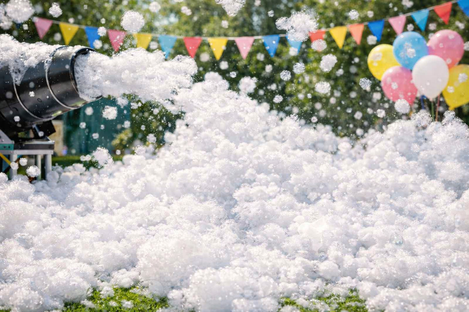 Foam Machine Parties - Inflatable Bounce Houses, Slides, Games ...
