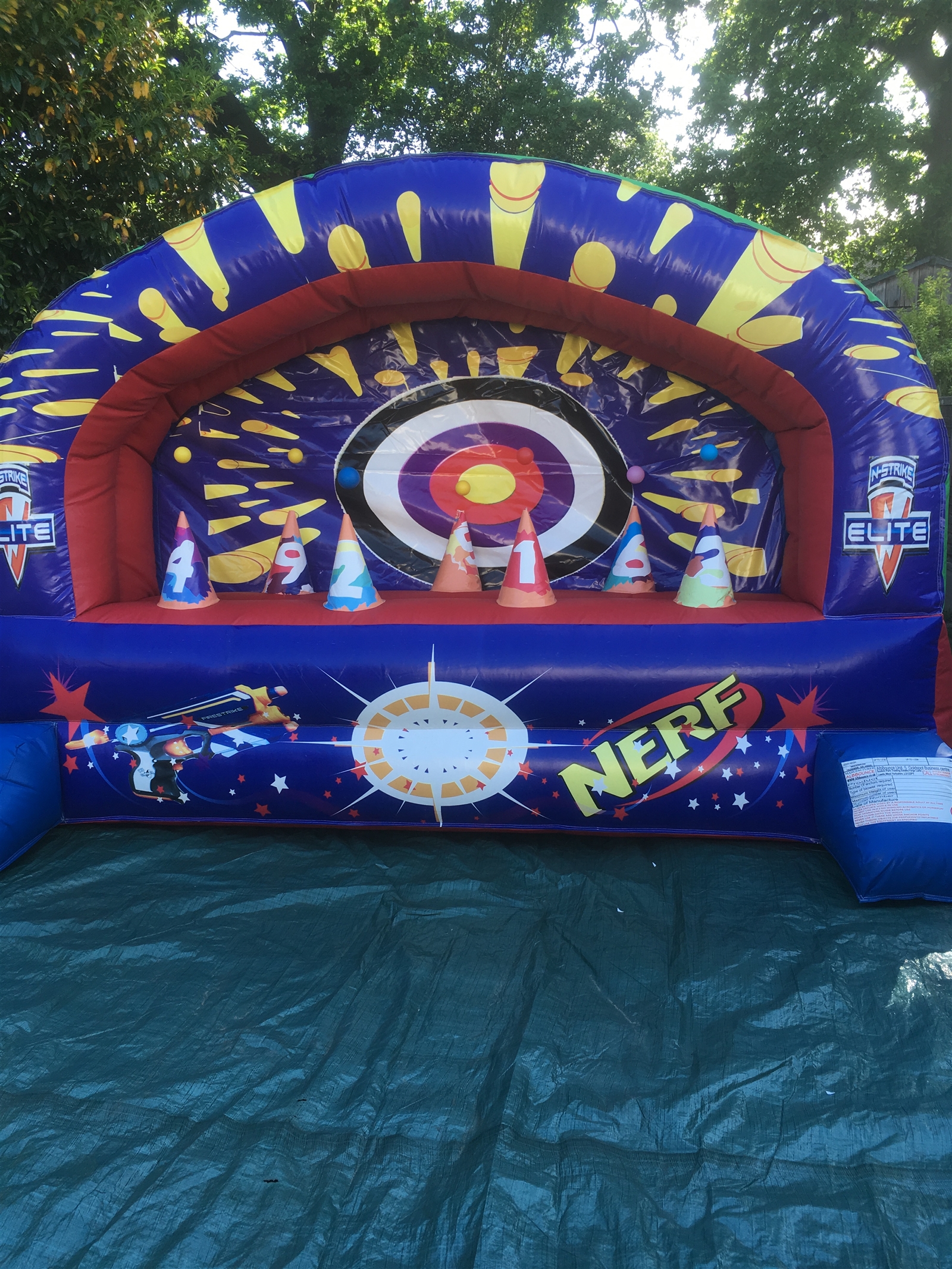 nerf inflatable mega target