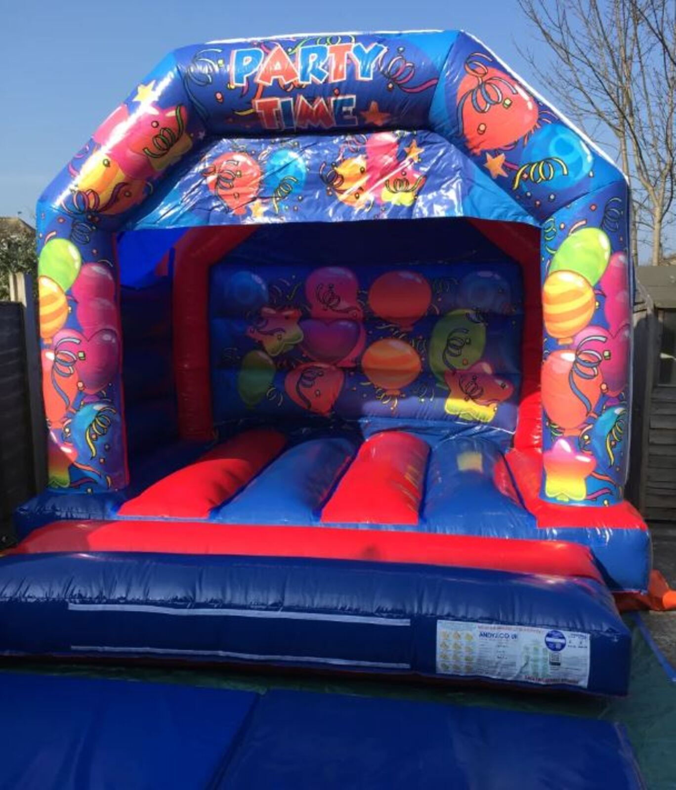 Blue Party time 12ft x15ft - Hire in Blackpool