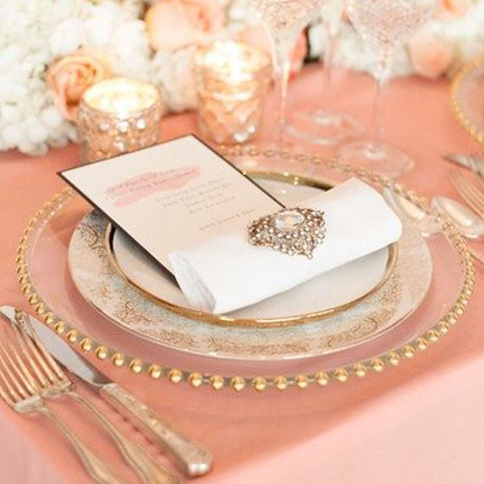 SoNSo Hires Bermuda Event Rental Placemats & Chargers