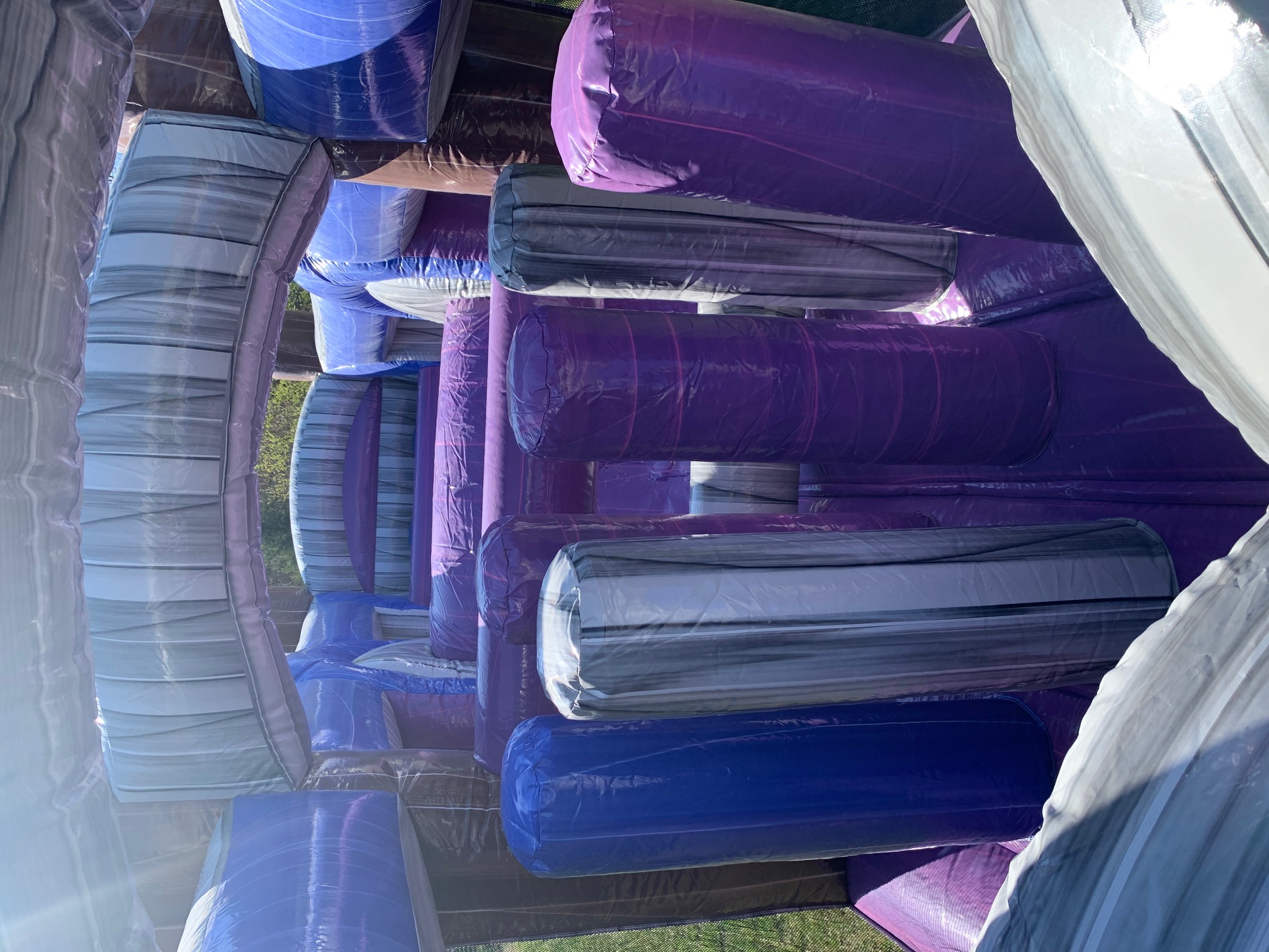 Purple Crush Obstacle Course Bounce House Rental in Pittsburgh