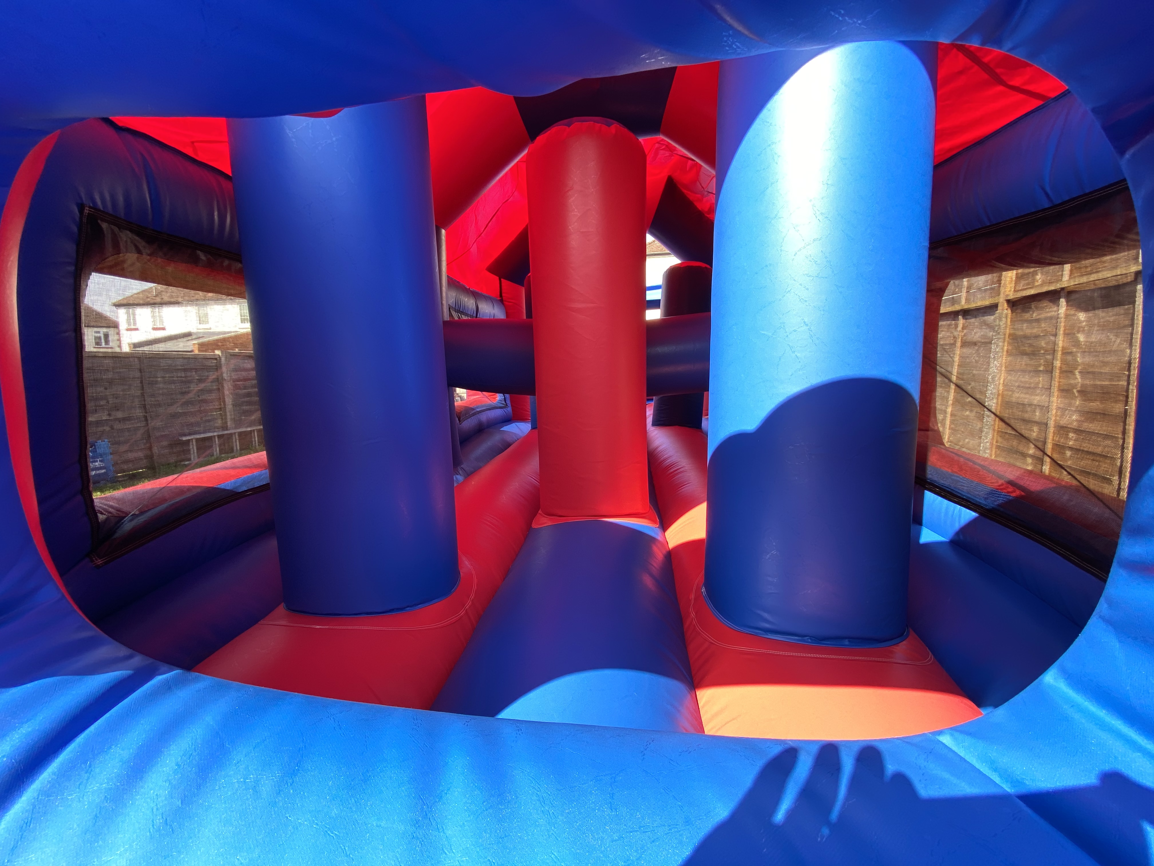 bouncy assault course hire