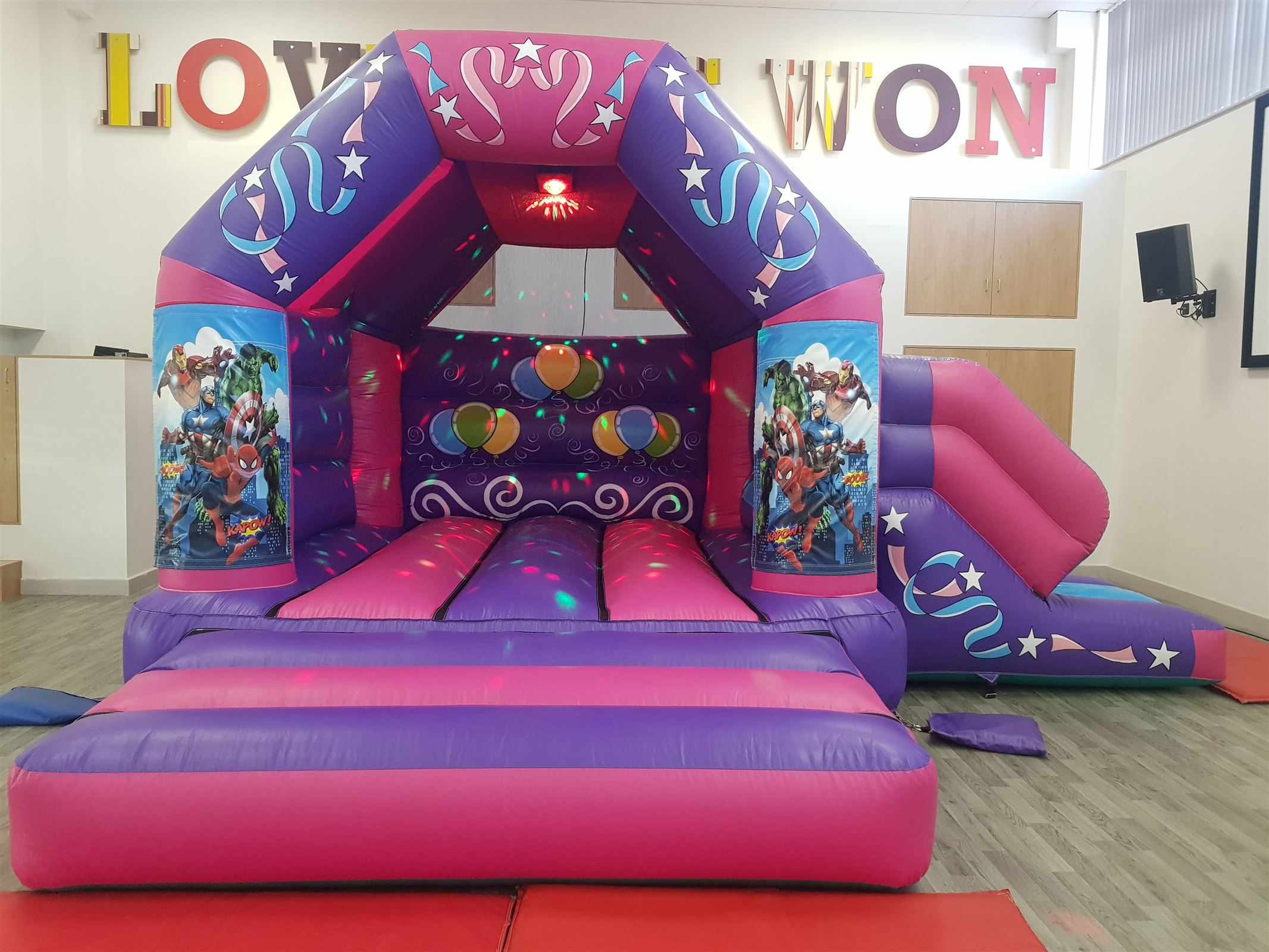 disco bouncy castles