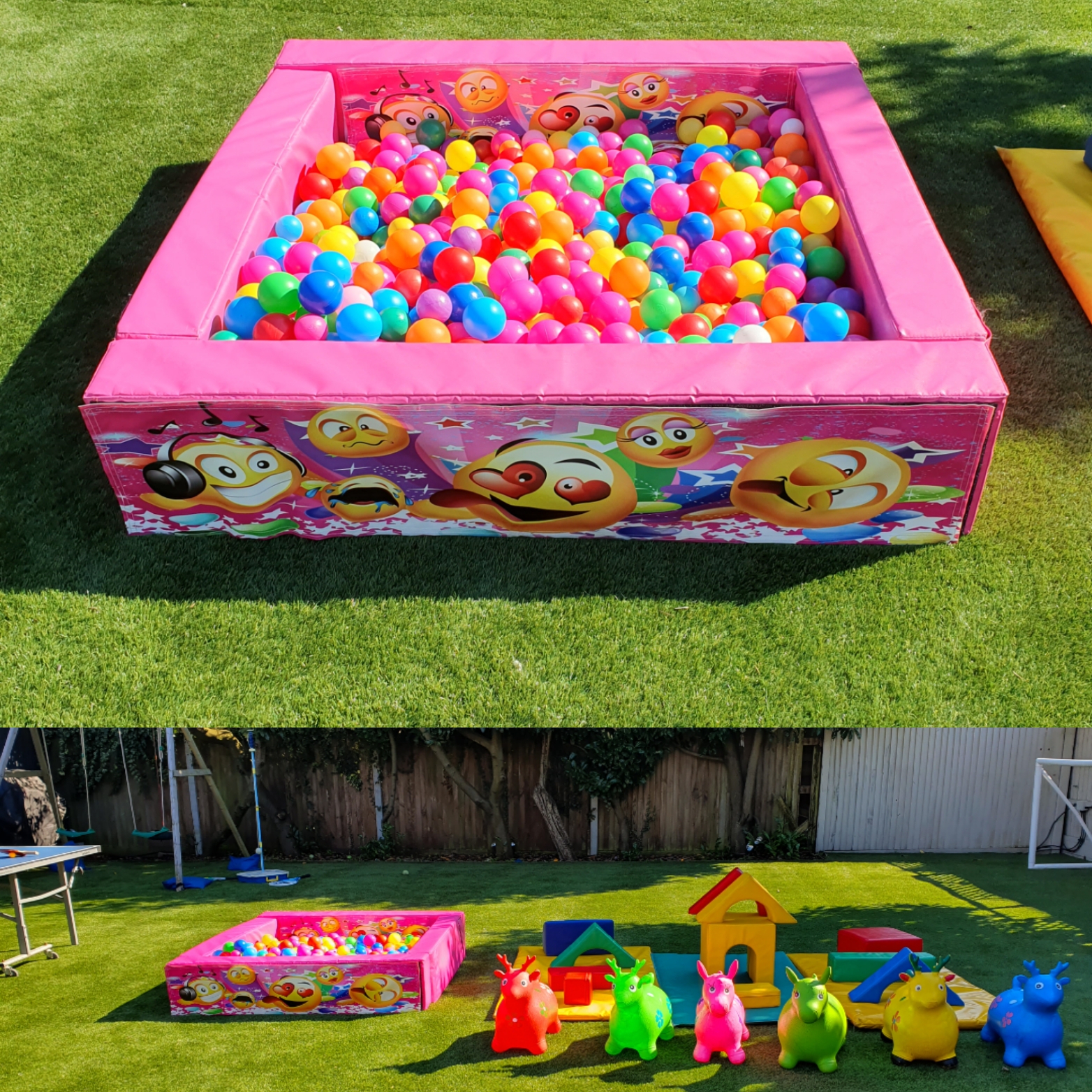 PINK BALL PIT & SOFT PLAY EQUIPMENT SET Bouncy Castle Hire, Soft Play