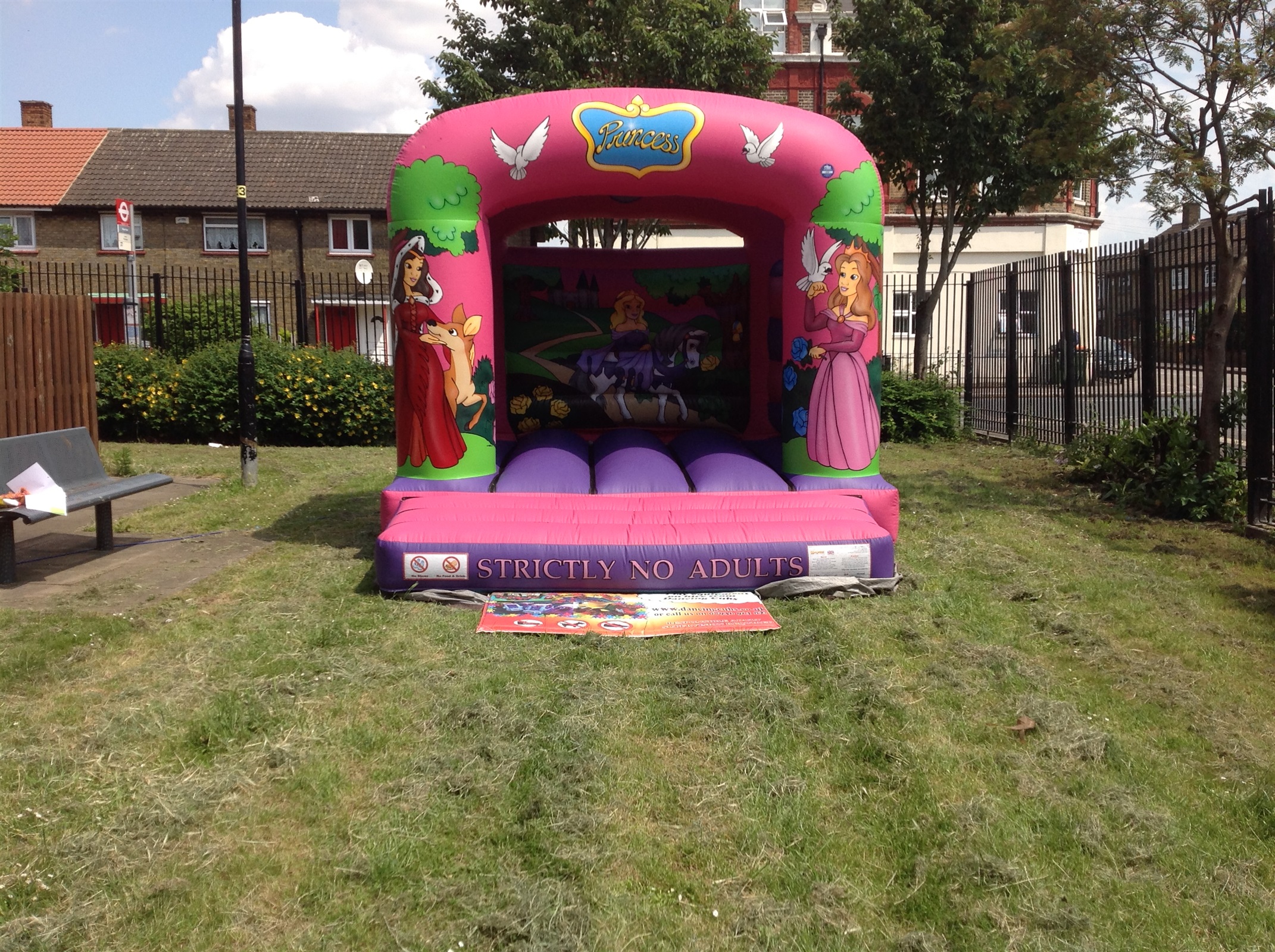 bouncy castle play park