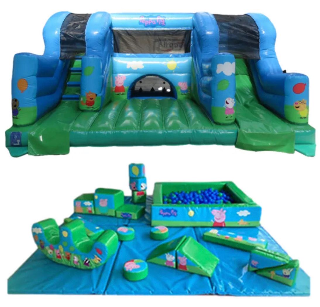 Peppa Pig Play Park - Bouncy Castle Hire, Bouncy Castles, Rodeo bull ...