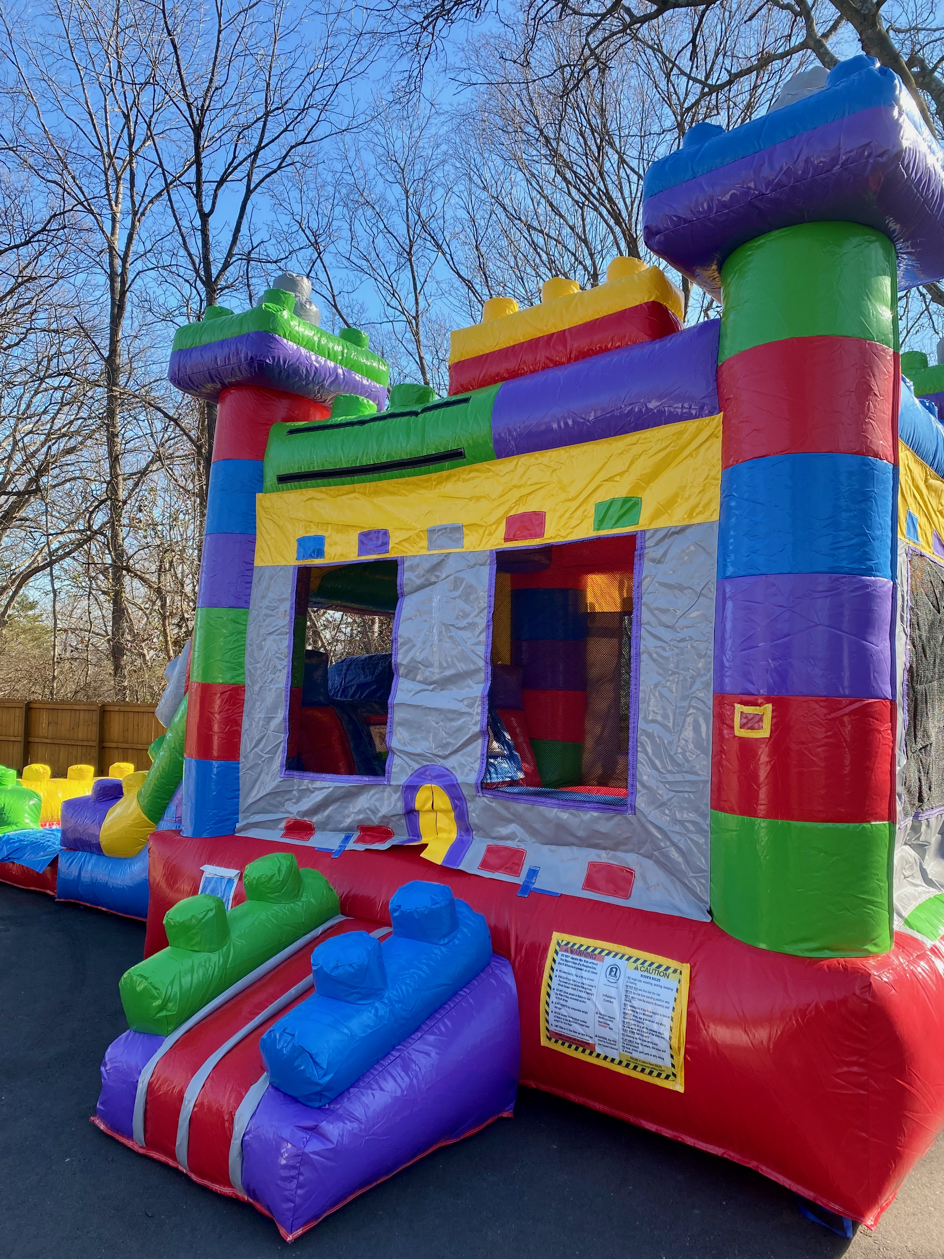 Mega Blocks Combo (wet or dry) Inflatable Bounce Houses Water
