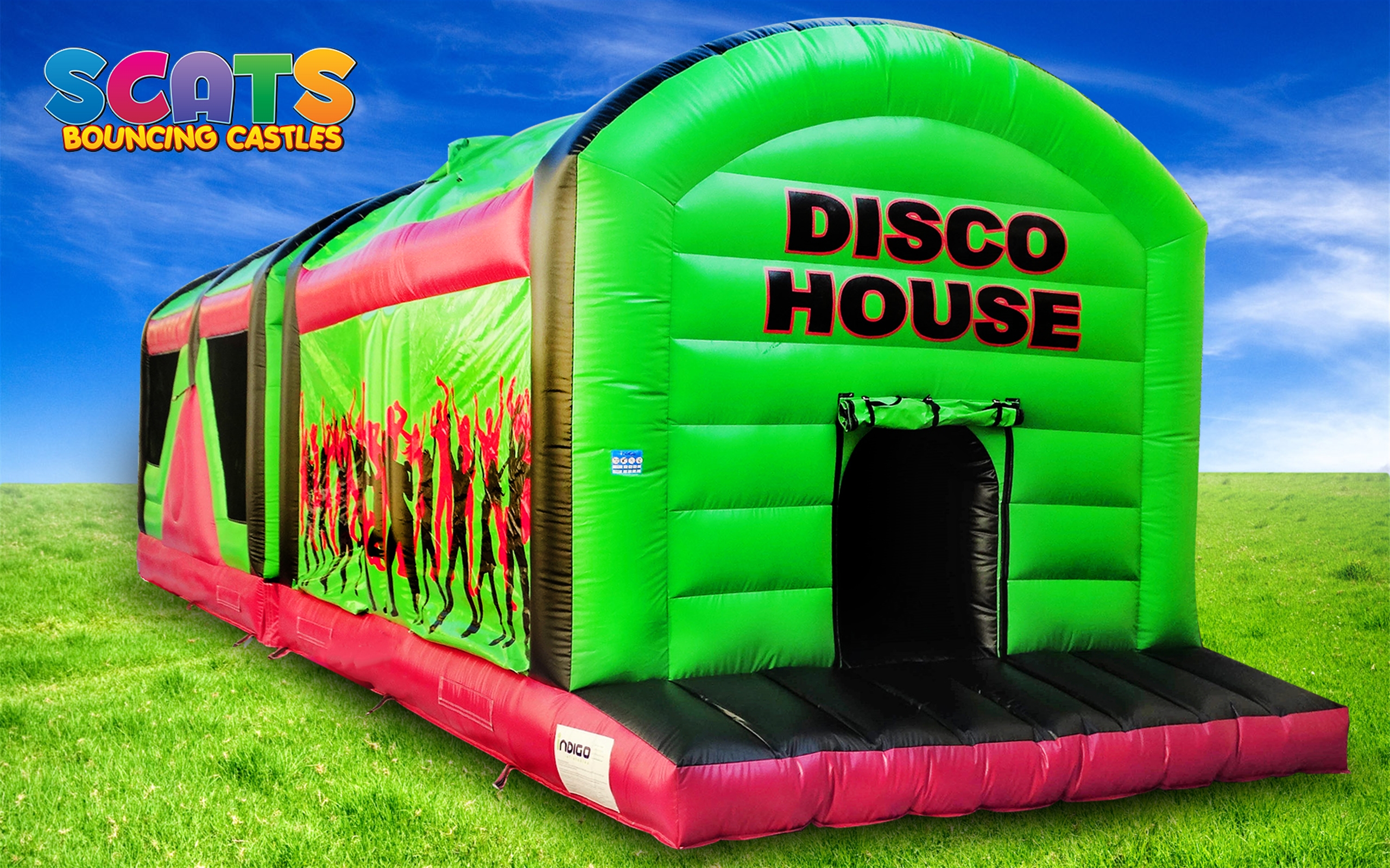 obstacle course bouncy castle hire