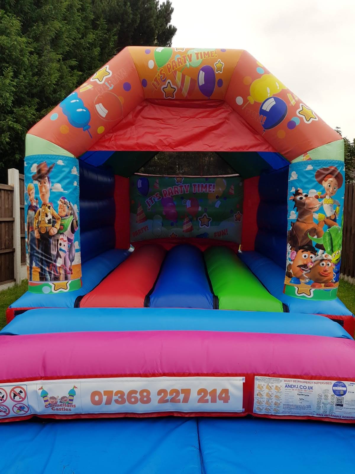 the range bouncy castle