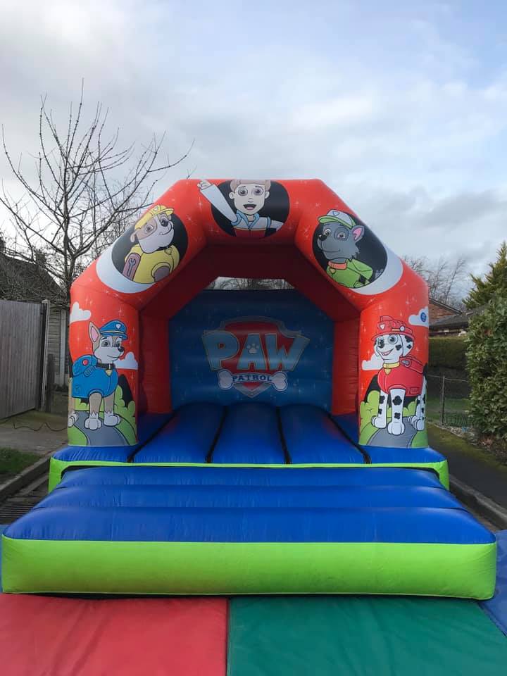 paw patrol bouncy castle