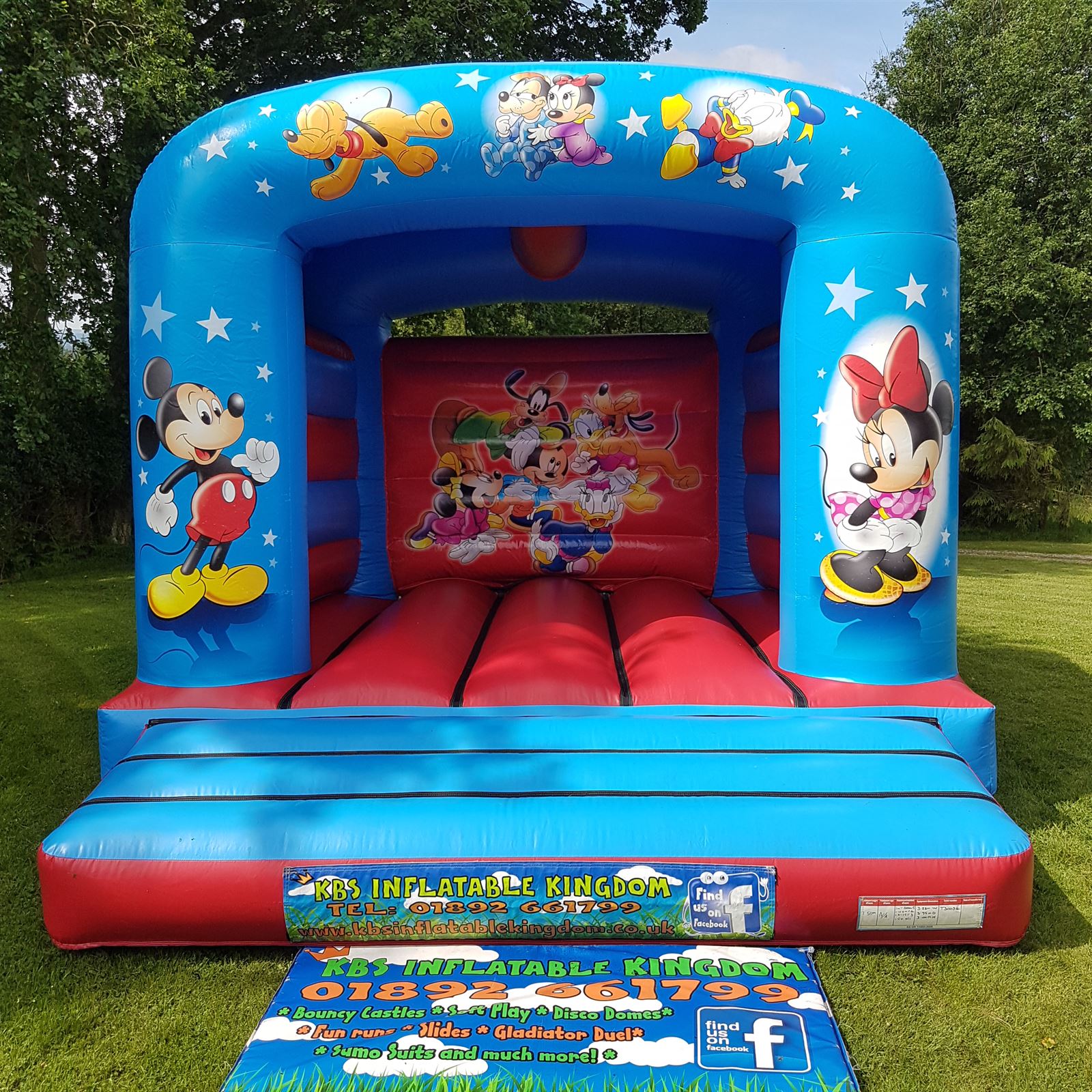 mickey mouse bouncy castle argos